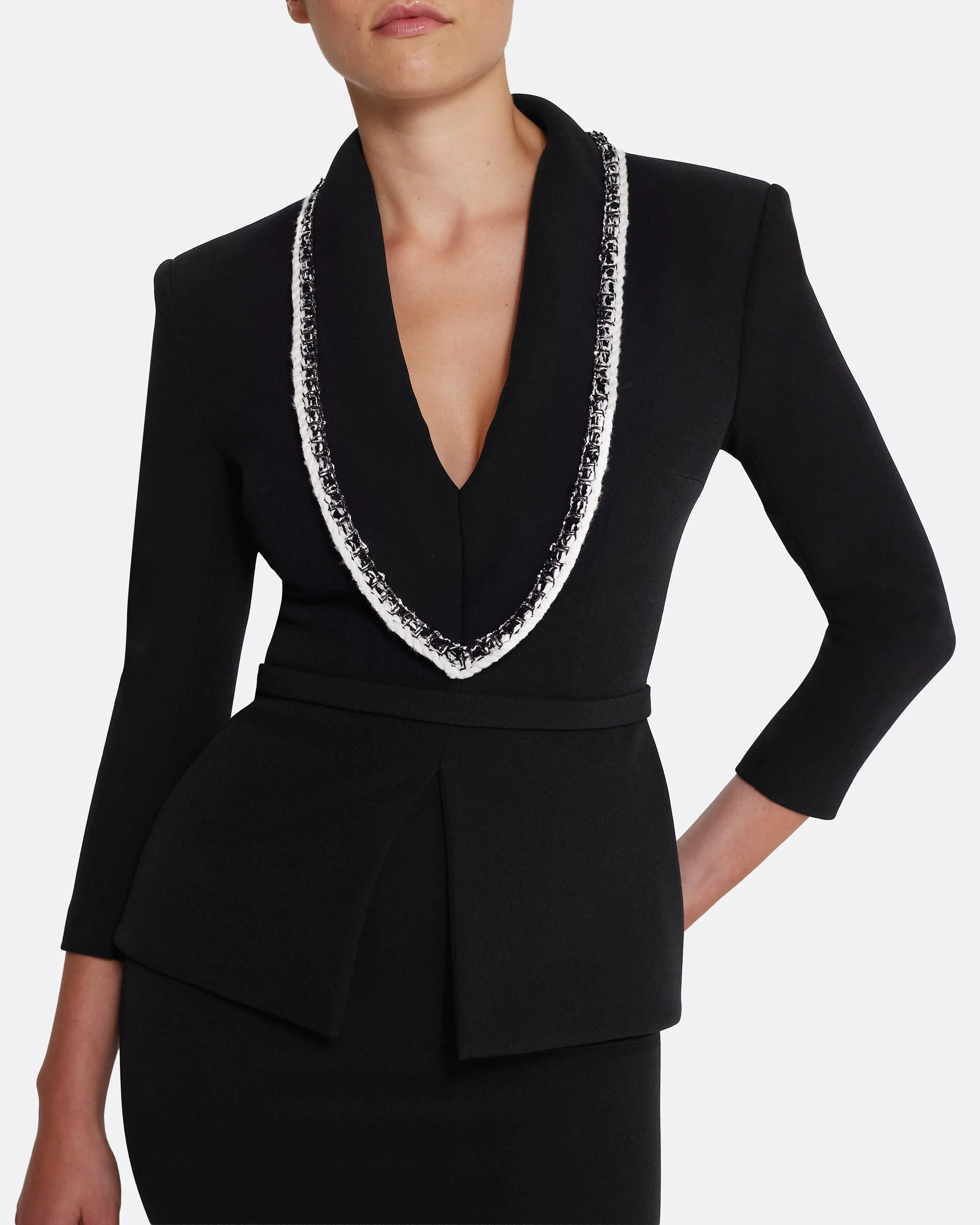 Adelina Top in Black with Greyscale - Image 12