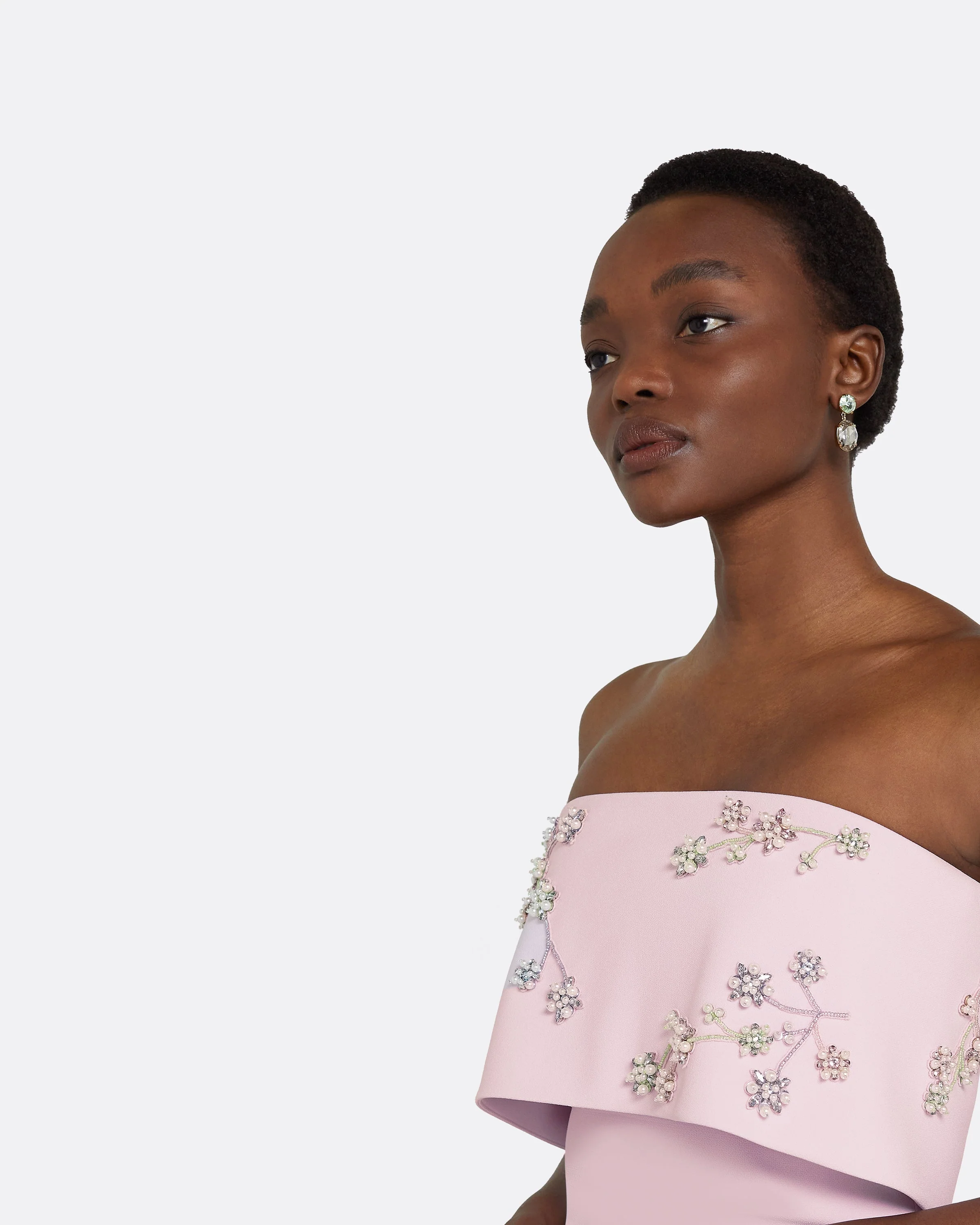 Agyness Lilac Snow Long Dress - Image 3