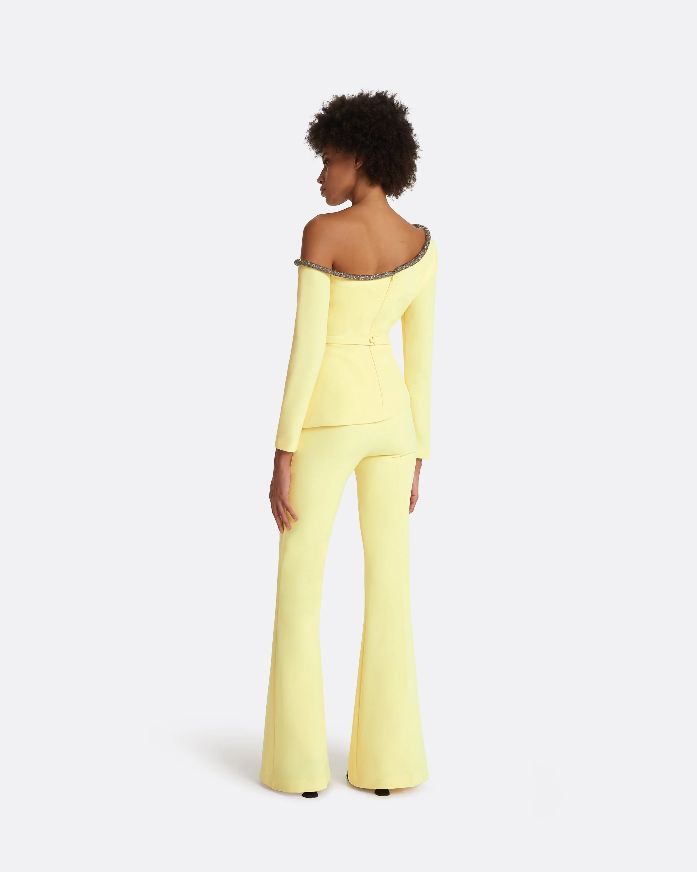 Aime Pale Yellow Top - Image 12