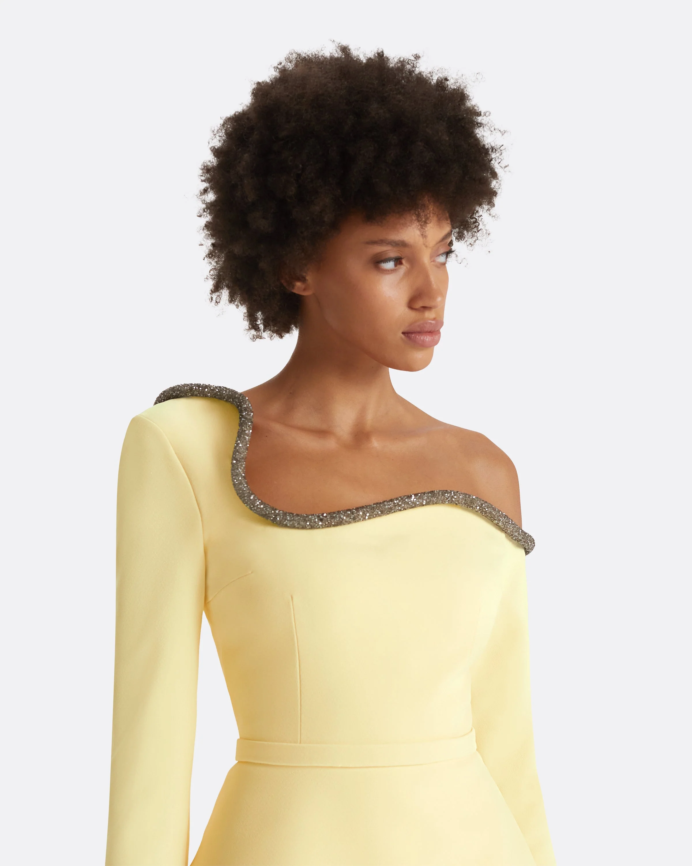 Aime Pale Yellow Top - Image 8