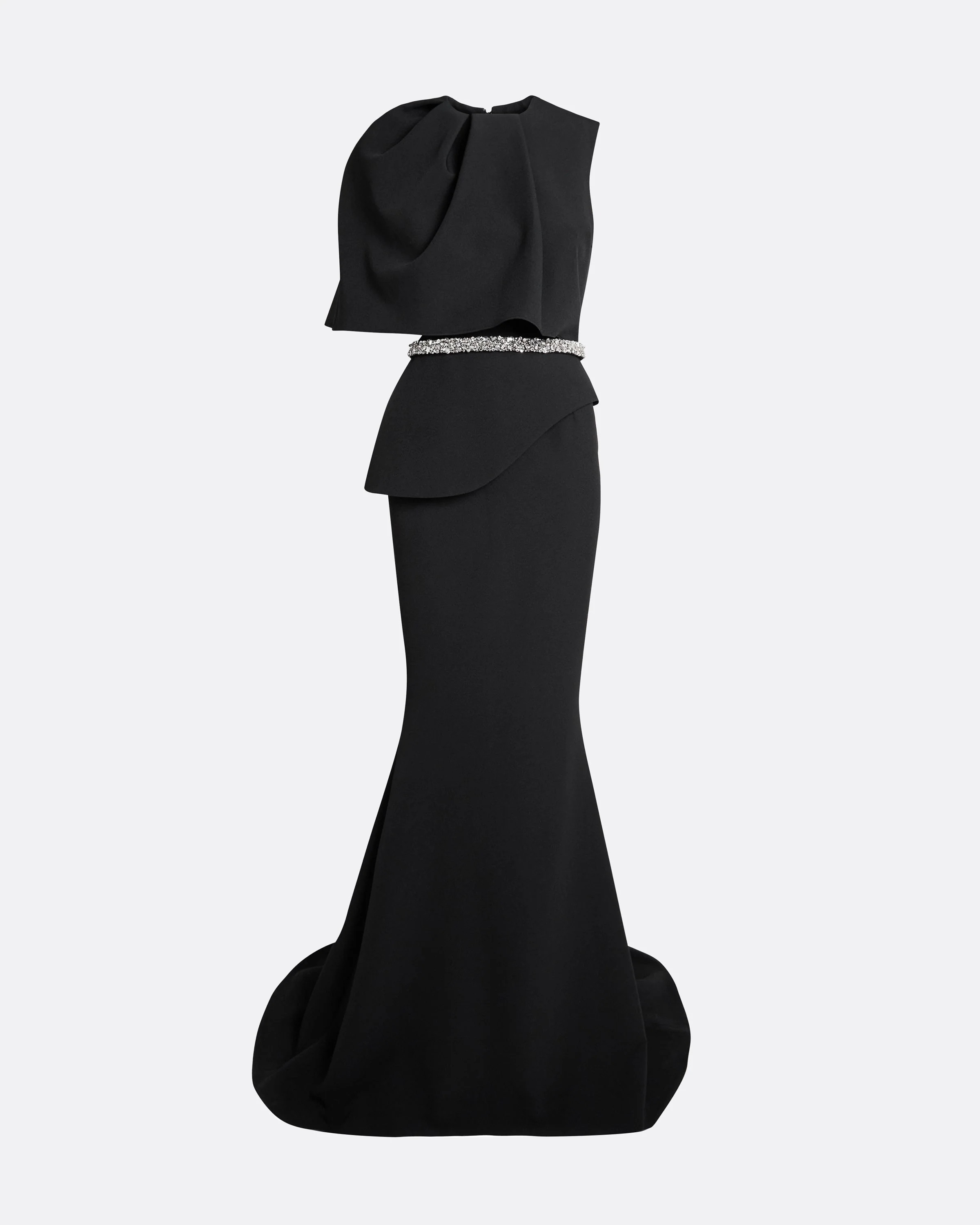 Alambra Long Dress in Black - Image 10