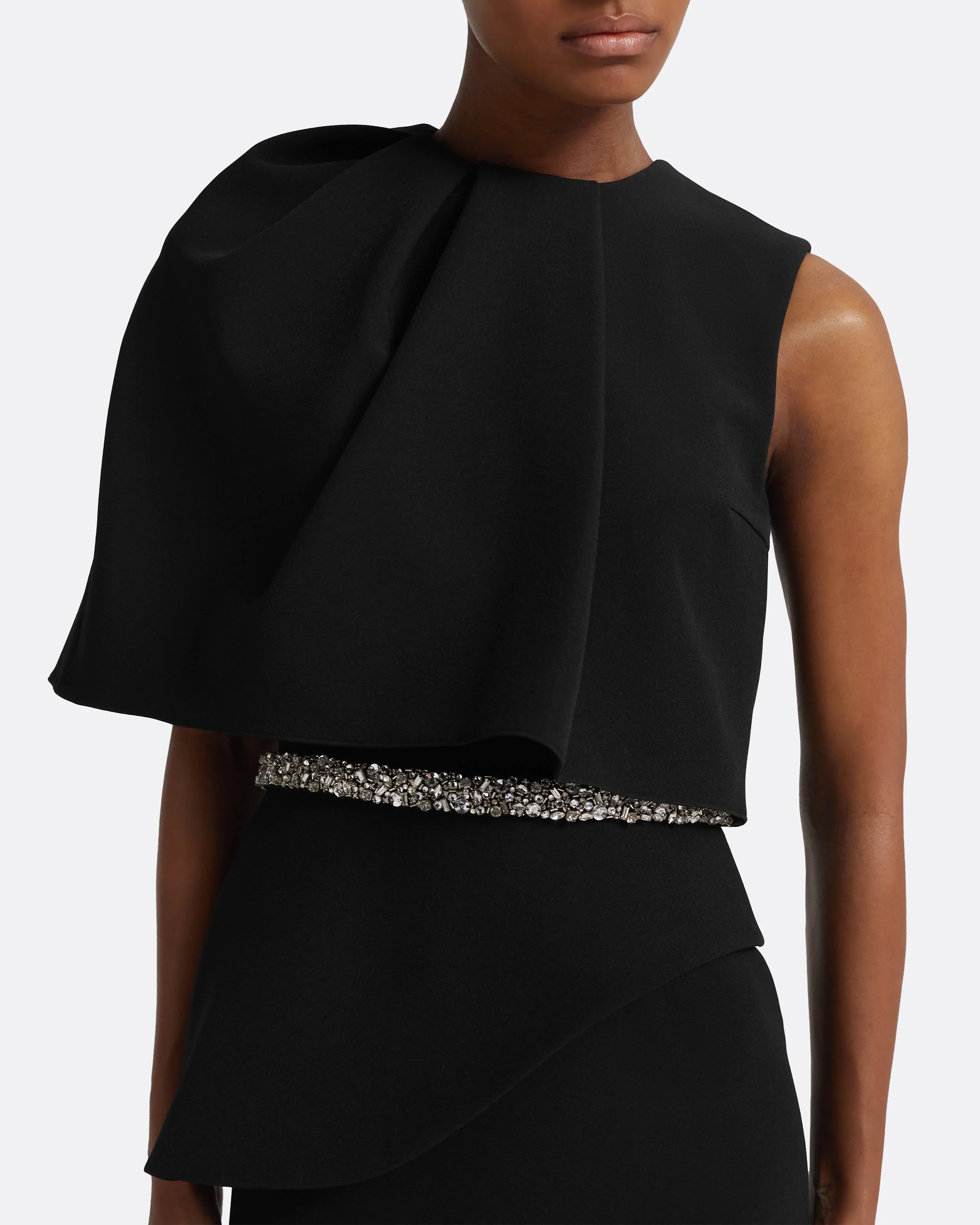 Alambra Long Dress in Black - Image 3