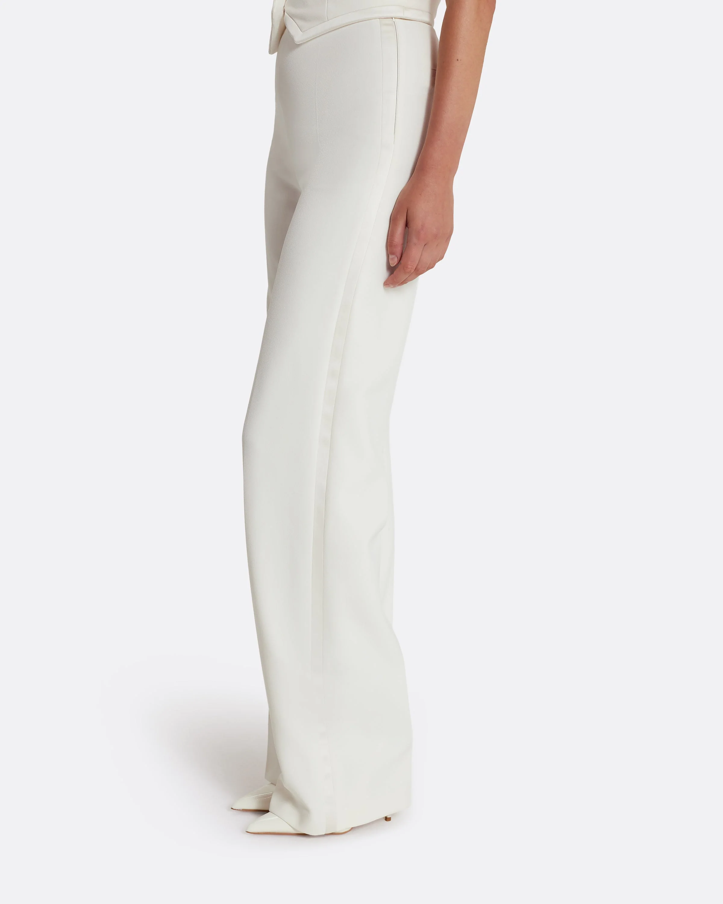 Alessa Trouser in Ivory - Image 3