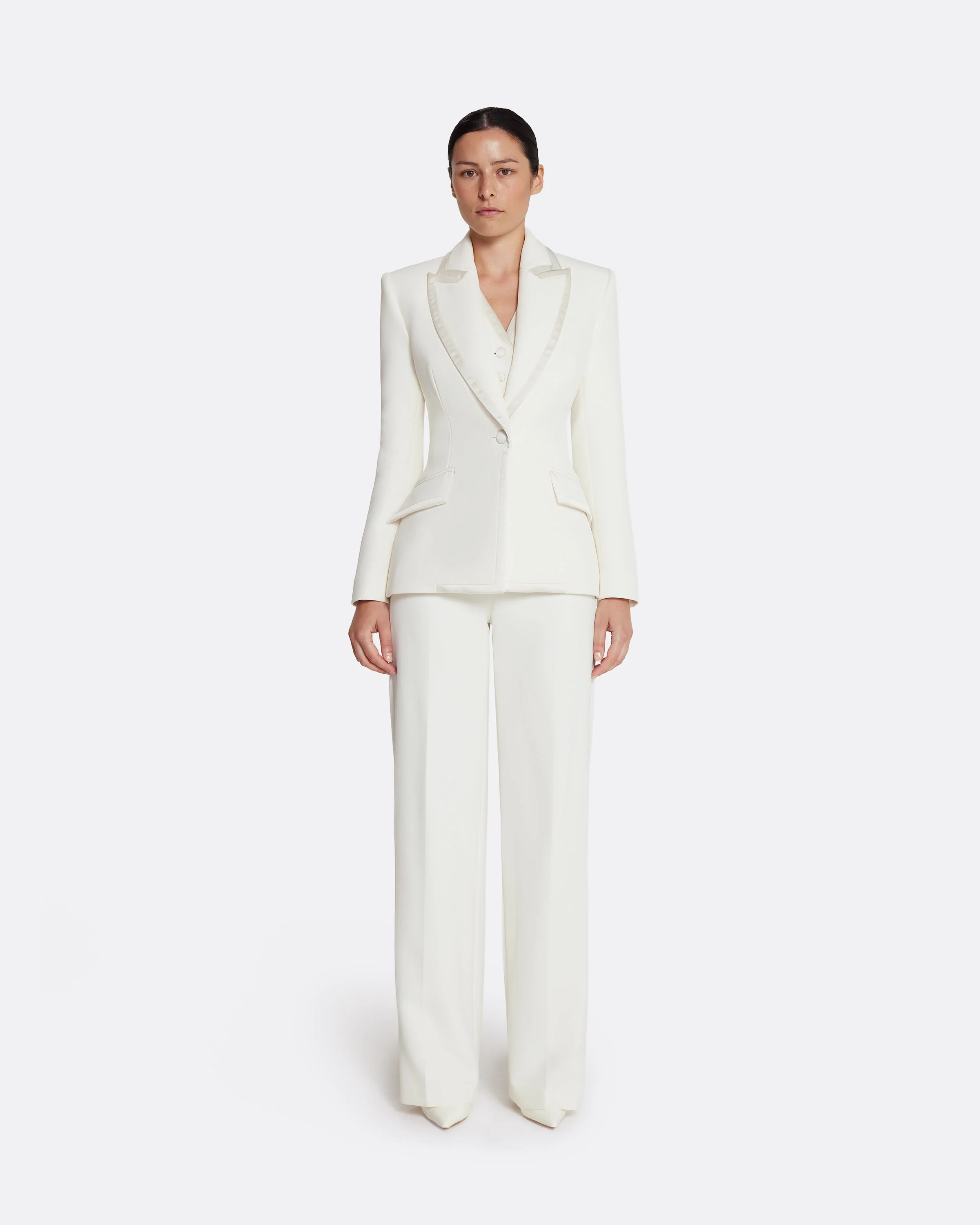 Alessa Trouser in Ivory - Image 5