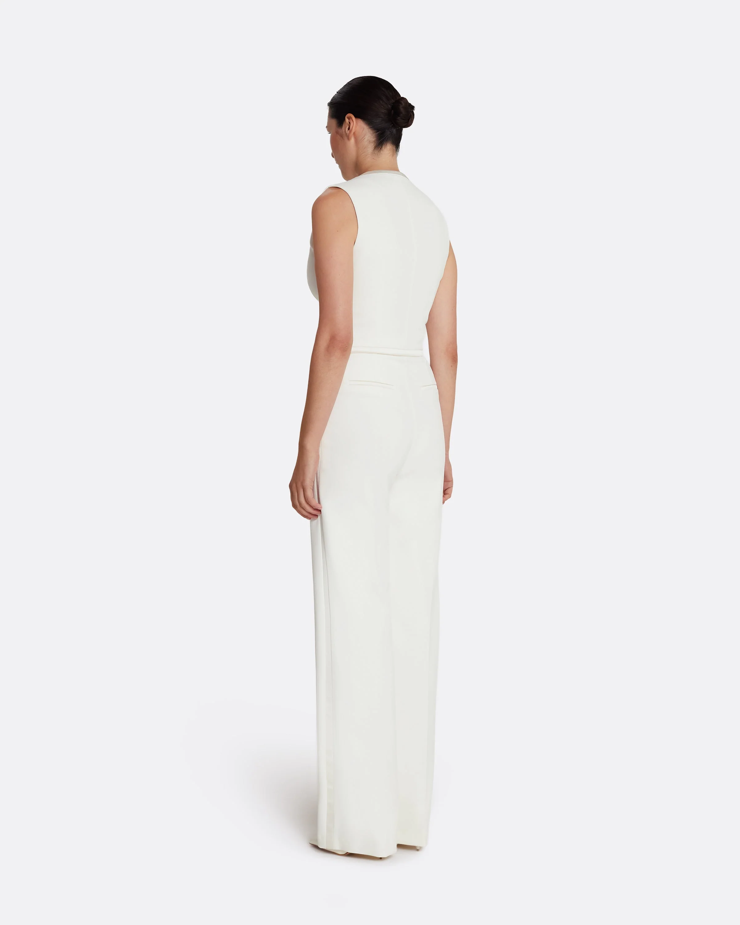 Alessa Trouser in Ivory - Image 9
