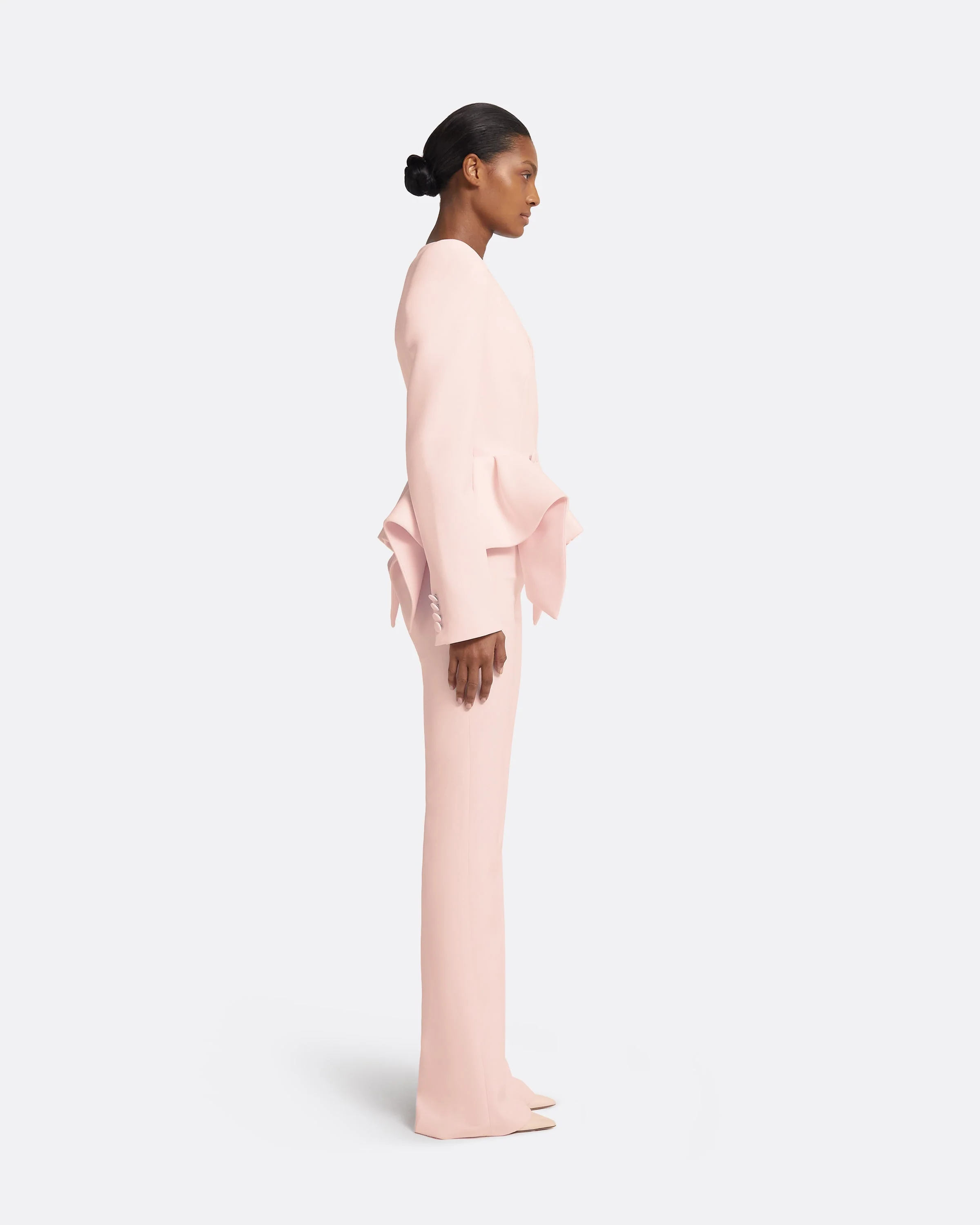 Alexa Pale Pink Trousers - Image 7