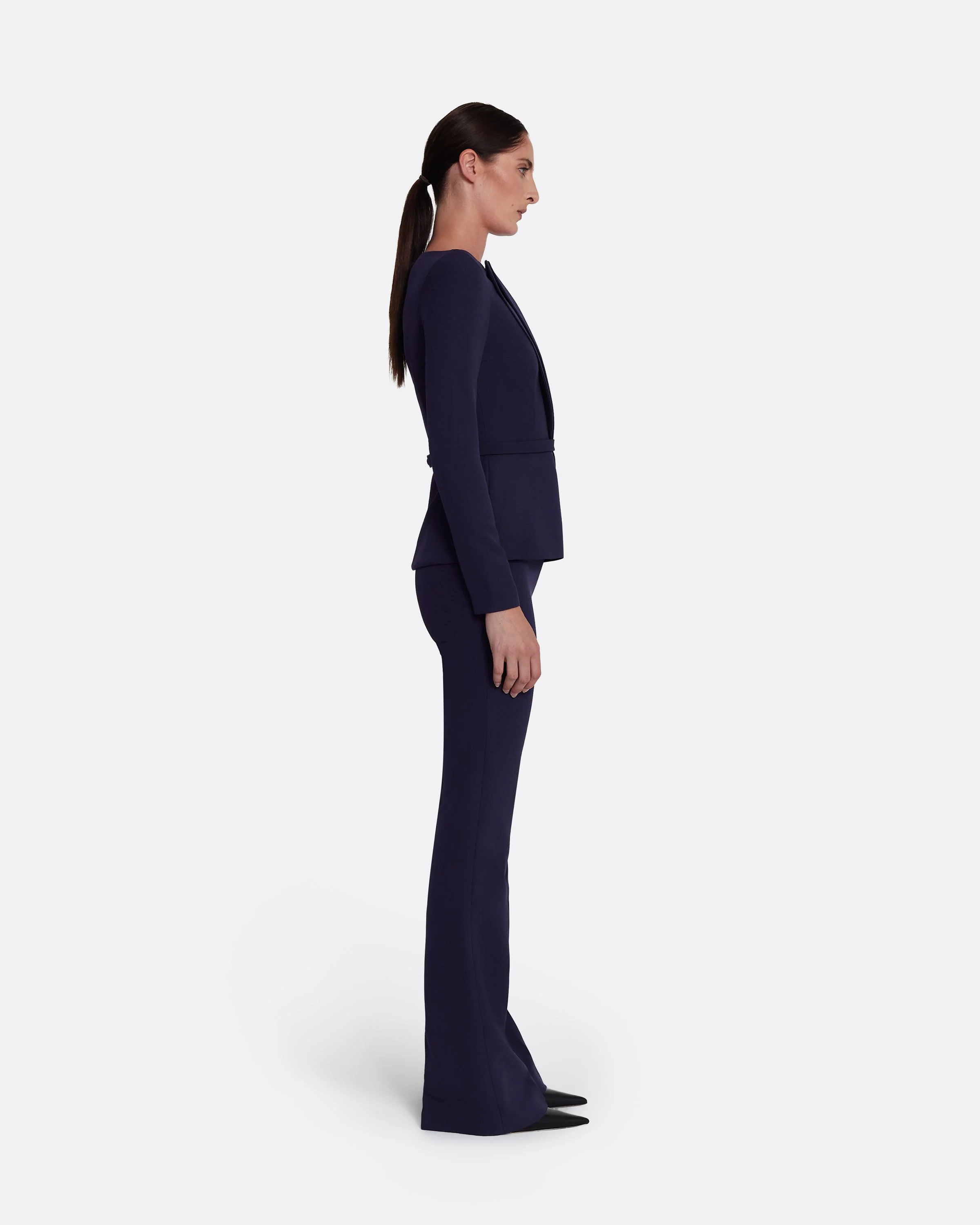 Alexa Trousers In Azurite Blue - Image 7