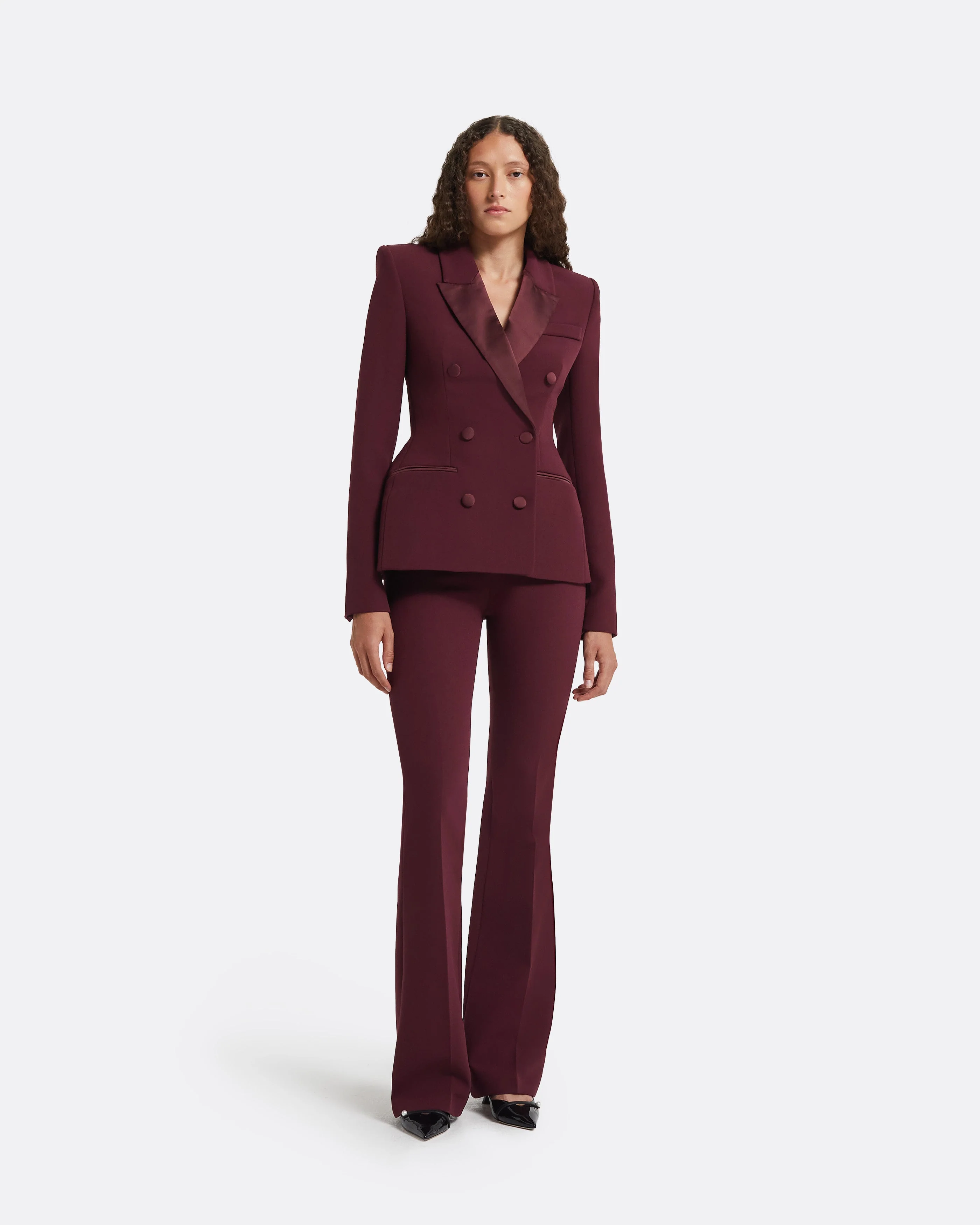 Alexa Wine Trousers - Image 7