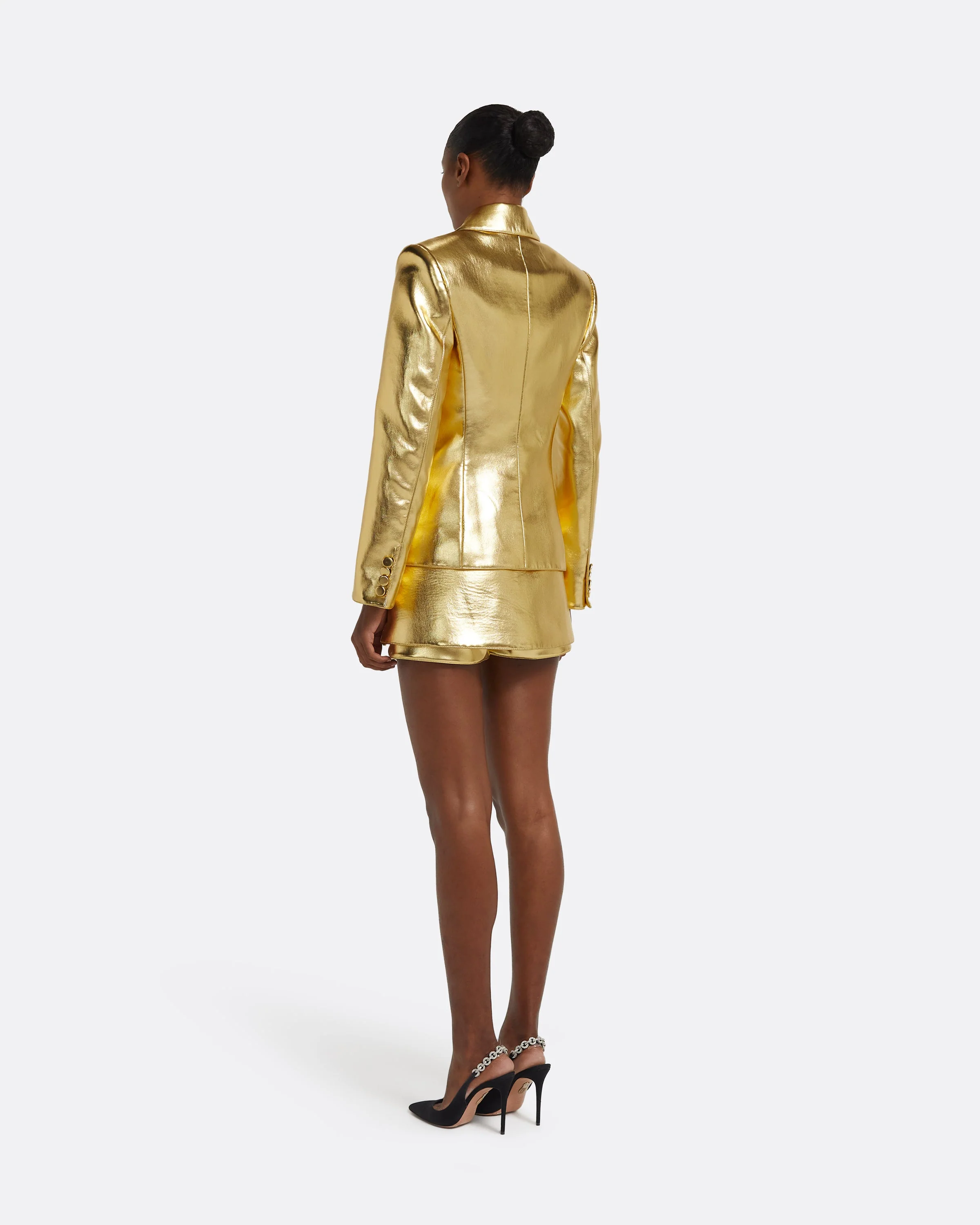 Alfie Jacket in Gold - Image 3