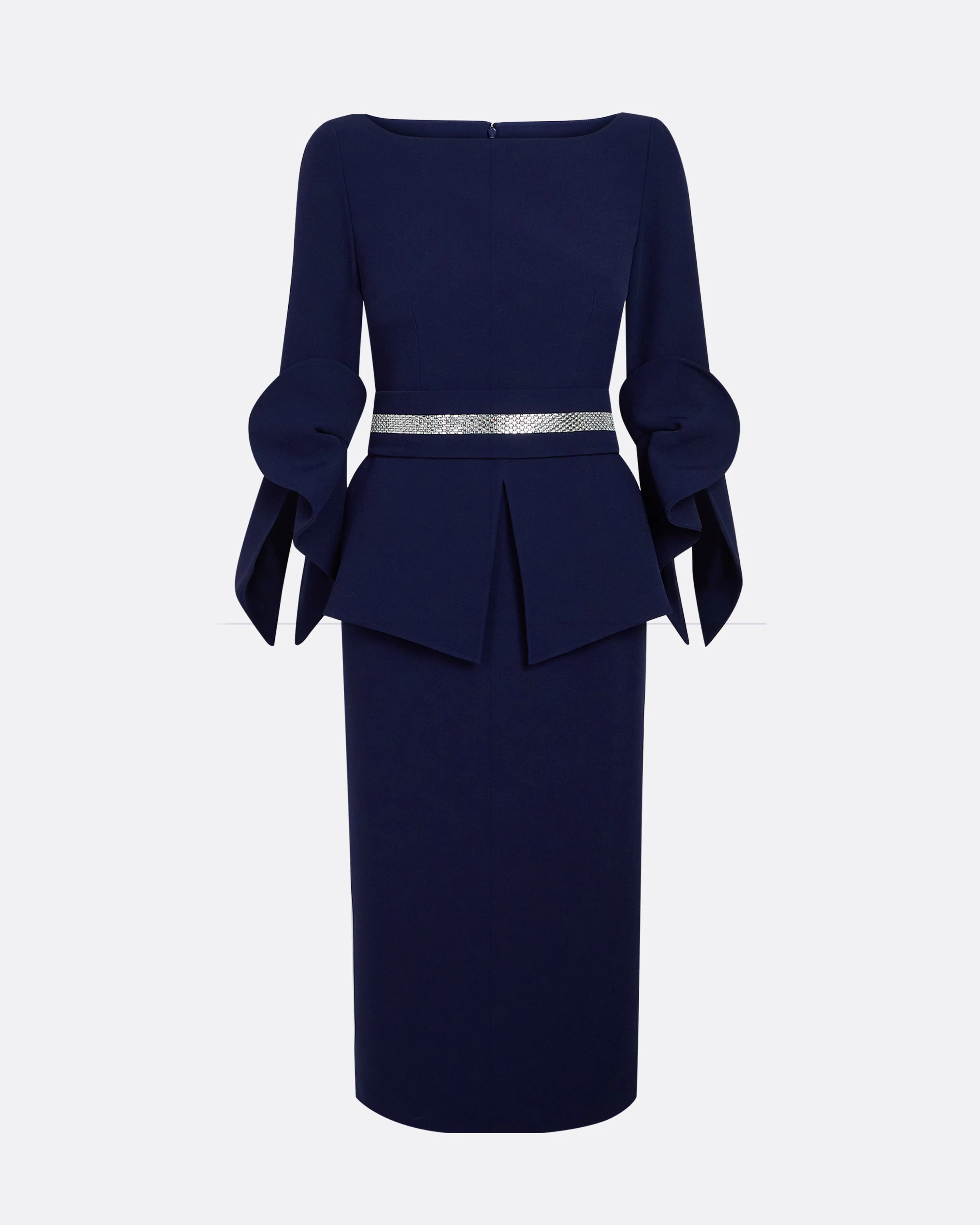 Alondra Azurite Blue Midi Dress - Image 5