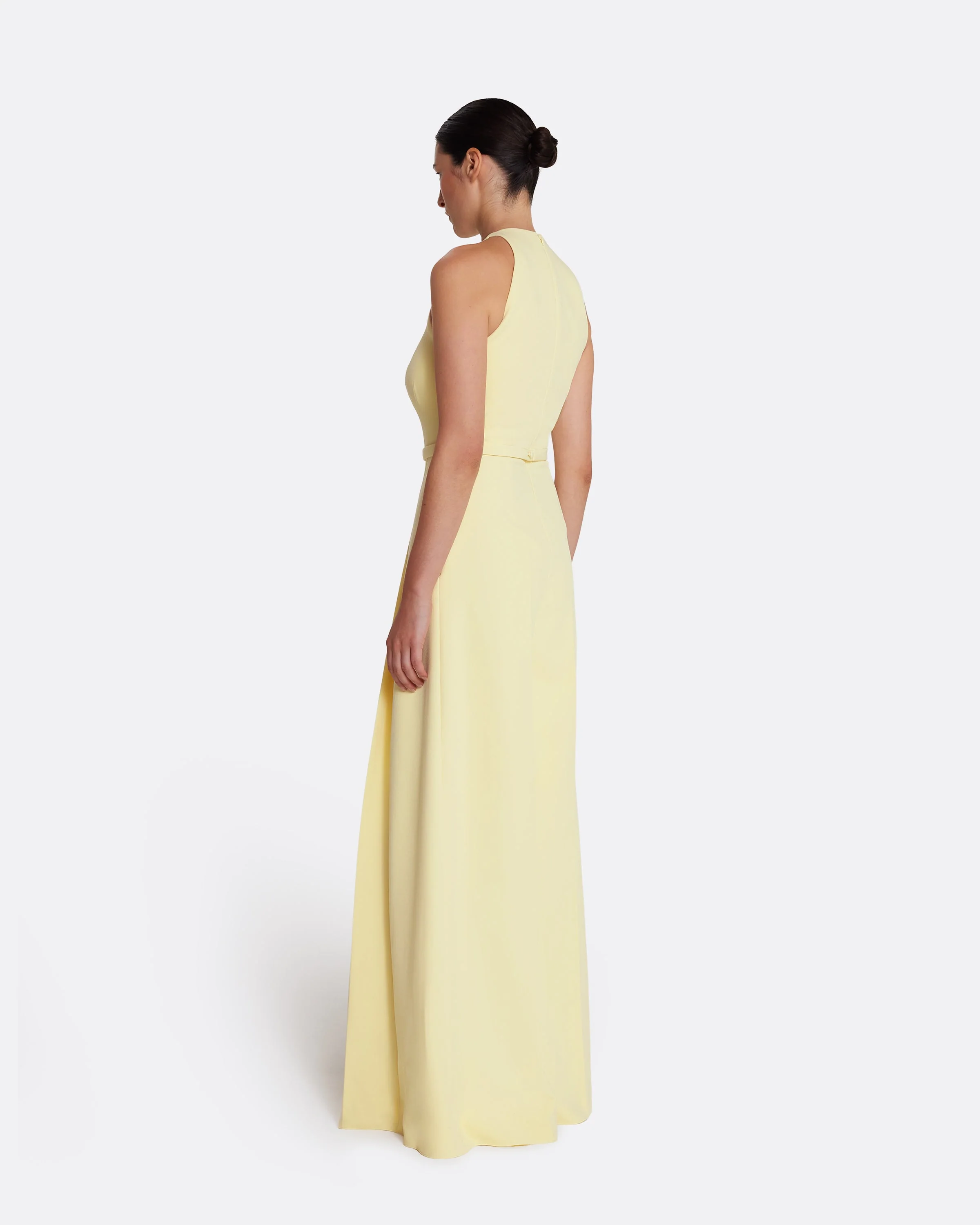 Althea Jumpsuit in Pale Yellow - Image 2