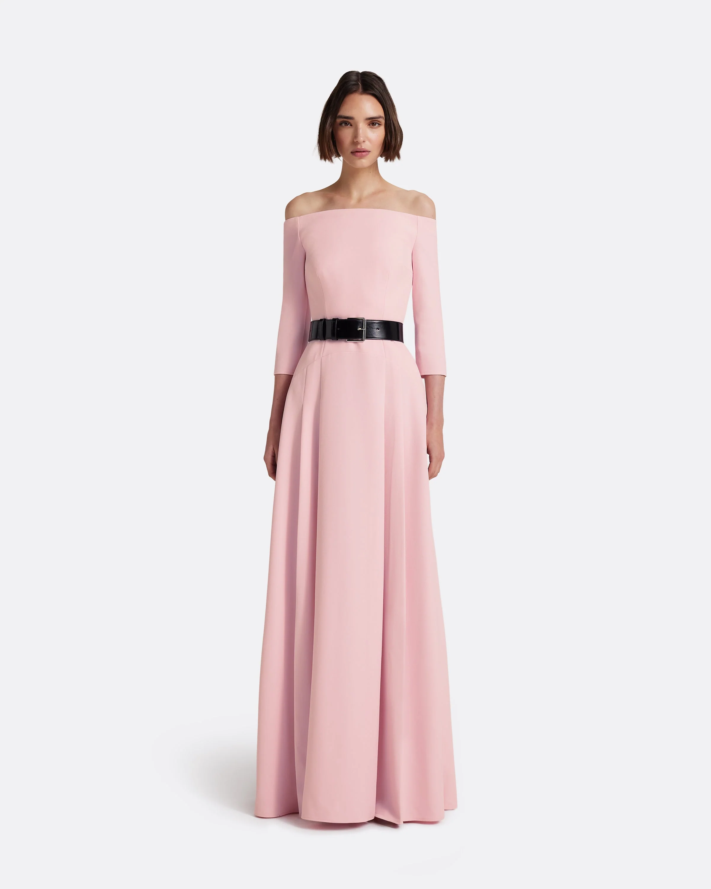 Amadora Long Dress in Lychee - Image 12