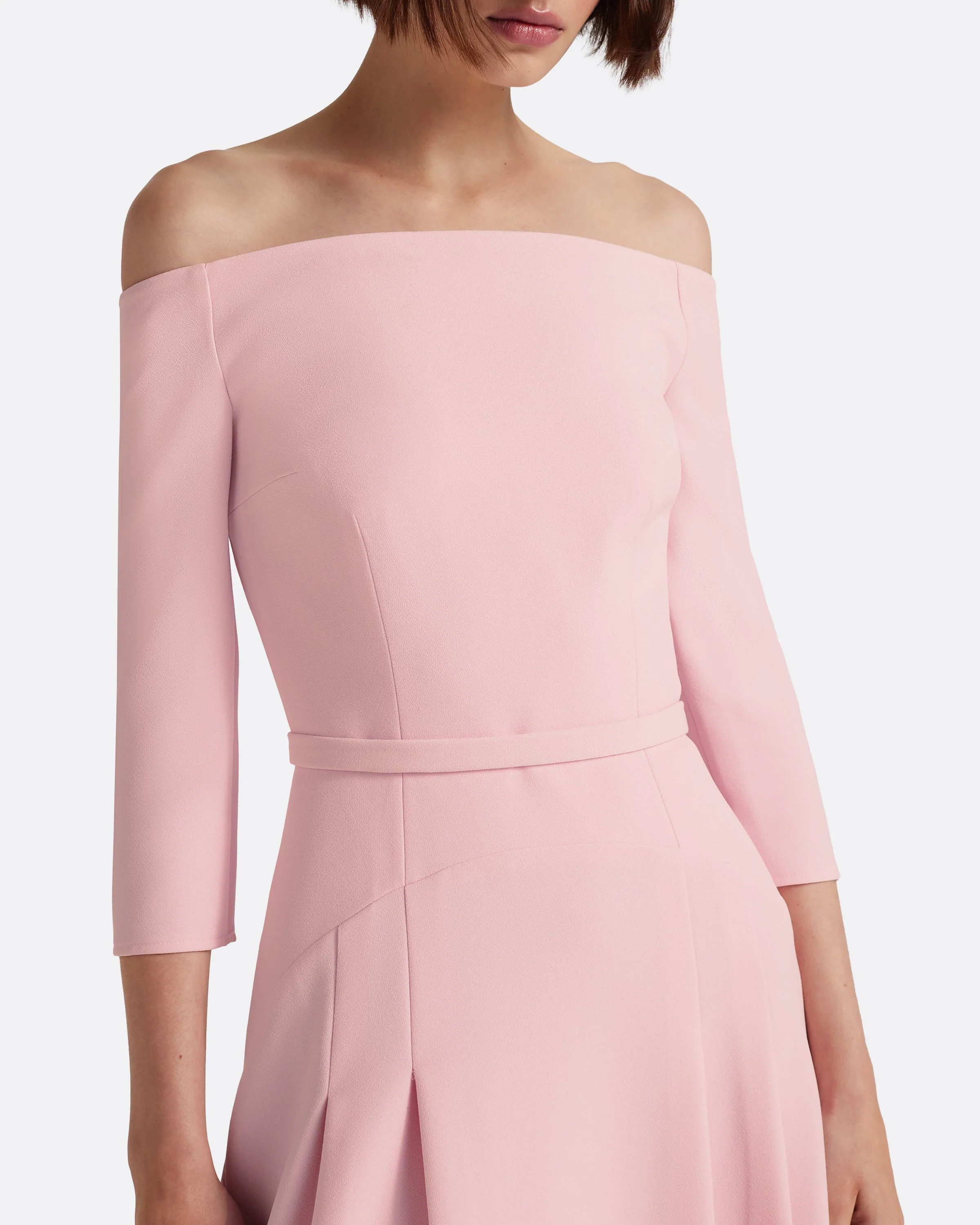 Amadora Long Dress in Lychee - Image 3