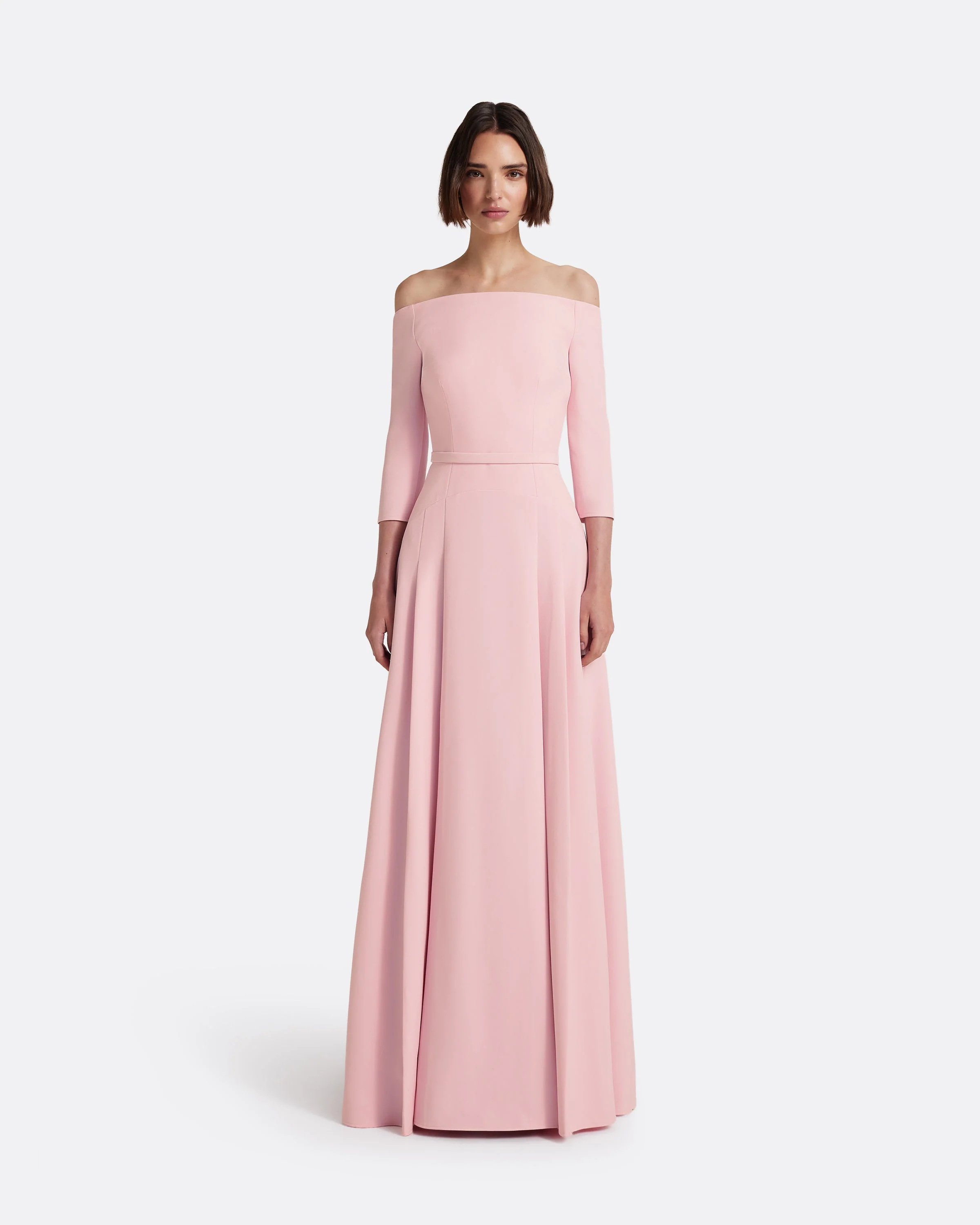 Amadora Long Dress in Lychee - Image 8