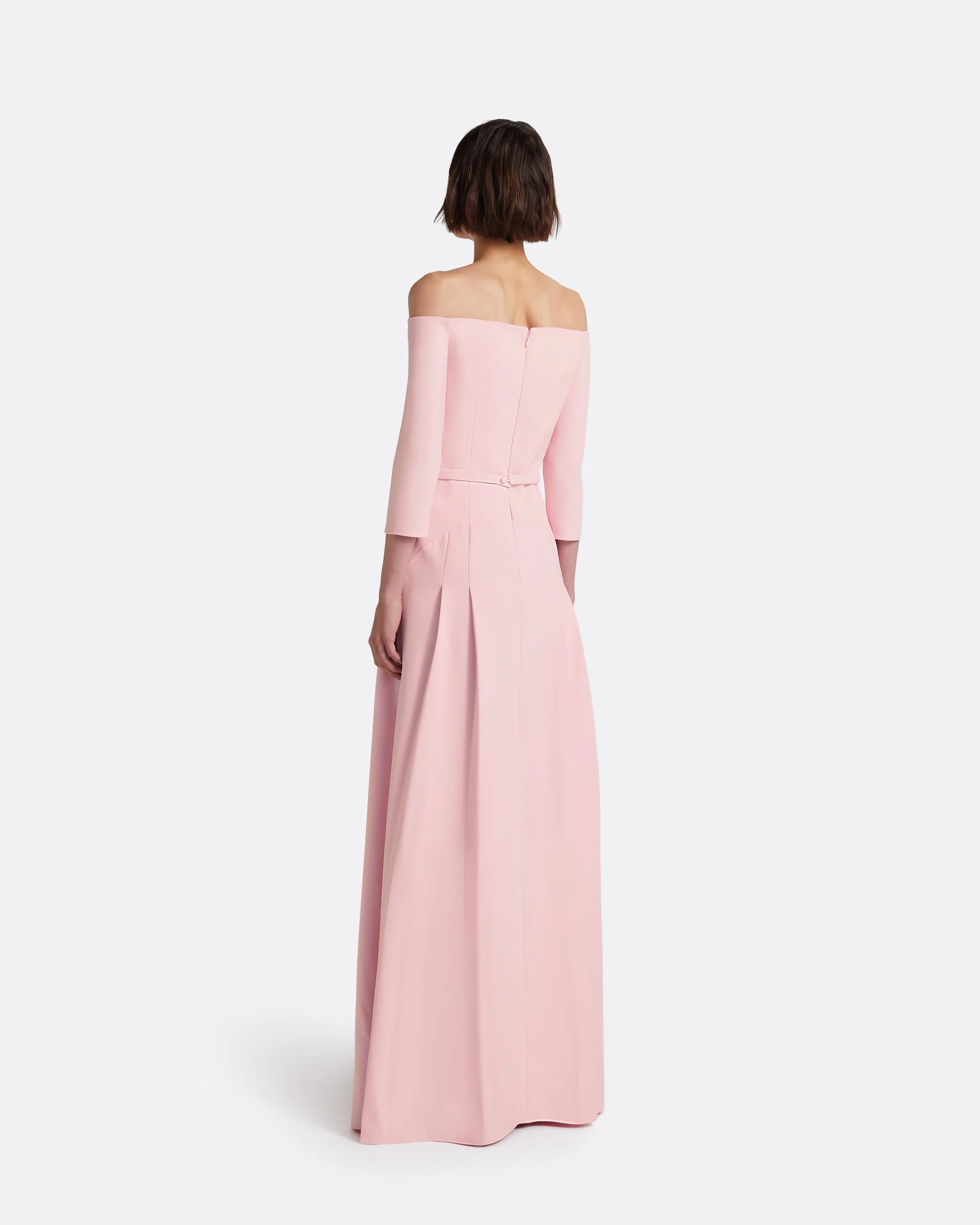 Amadora Long Dress in Lychee - Image 9