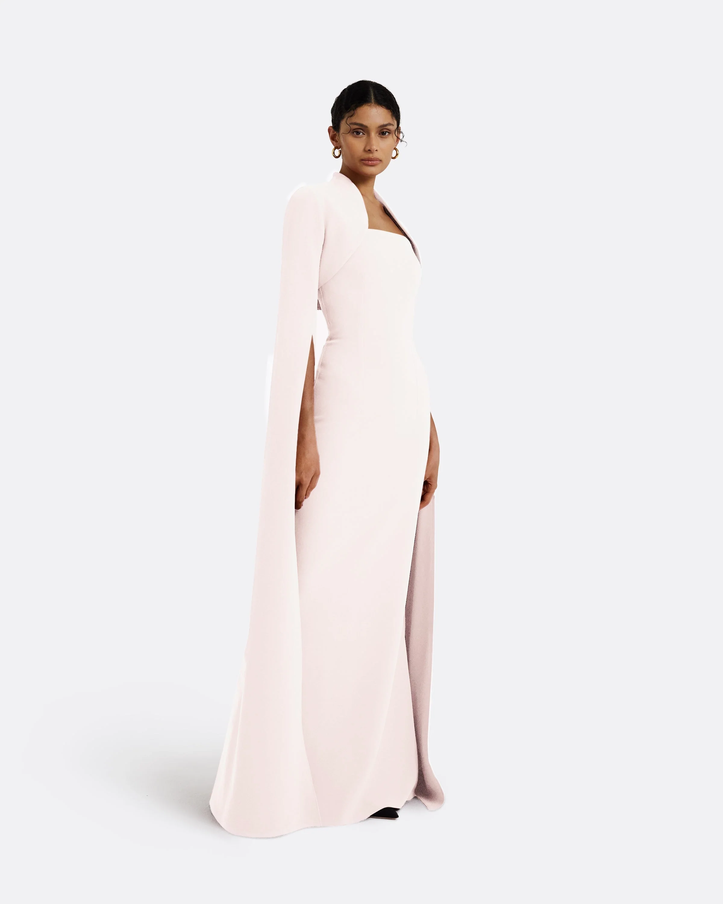 Amari Pale Pink Bolero With Soshin Dress - Image 14