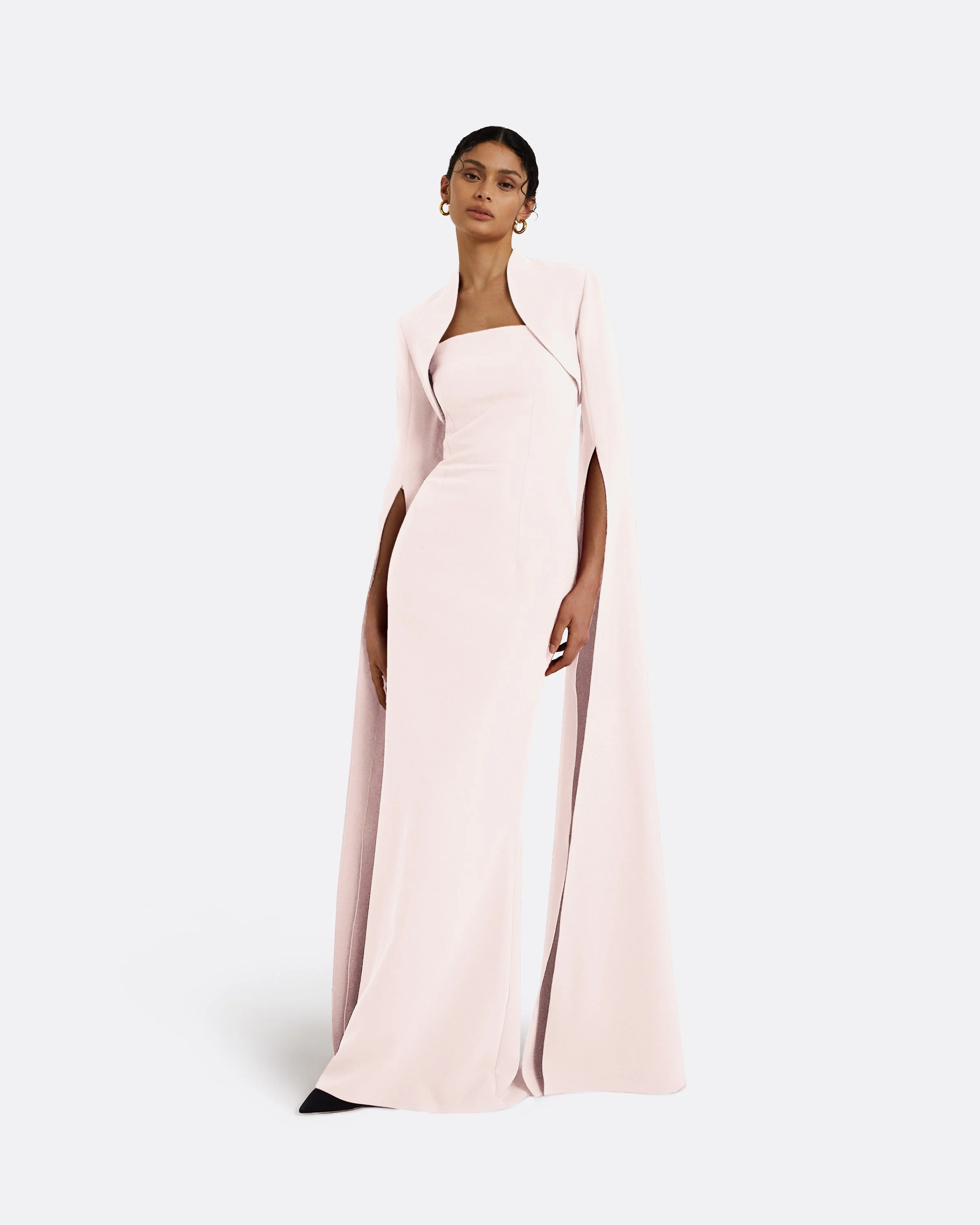 Amari Pale Pink Bolero With Soshin Dress - Image 6