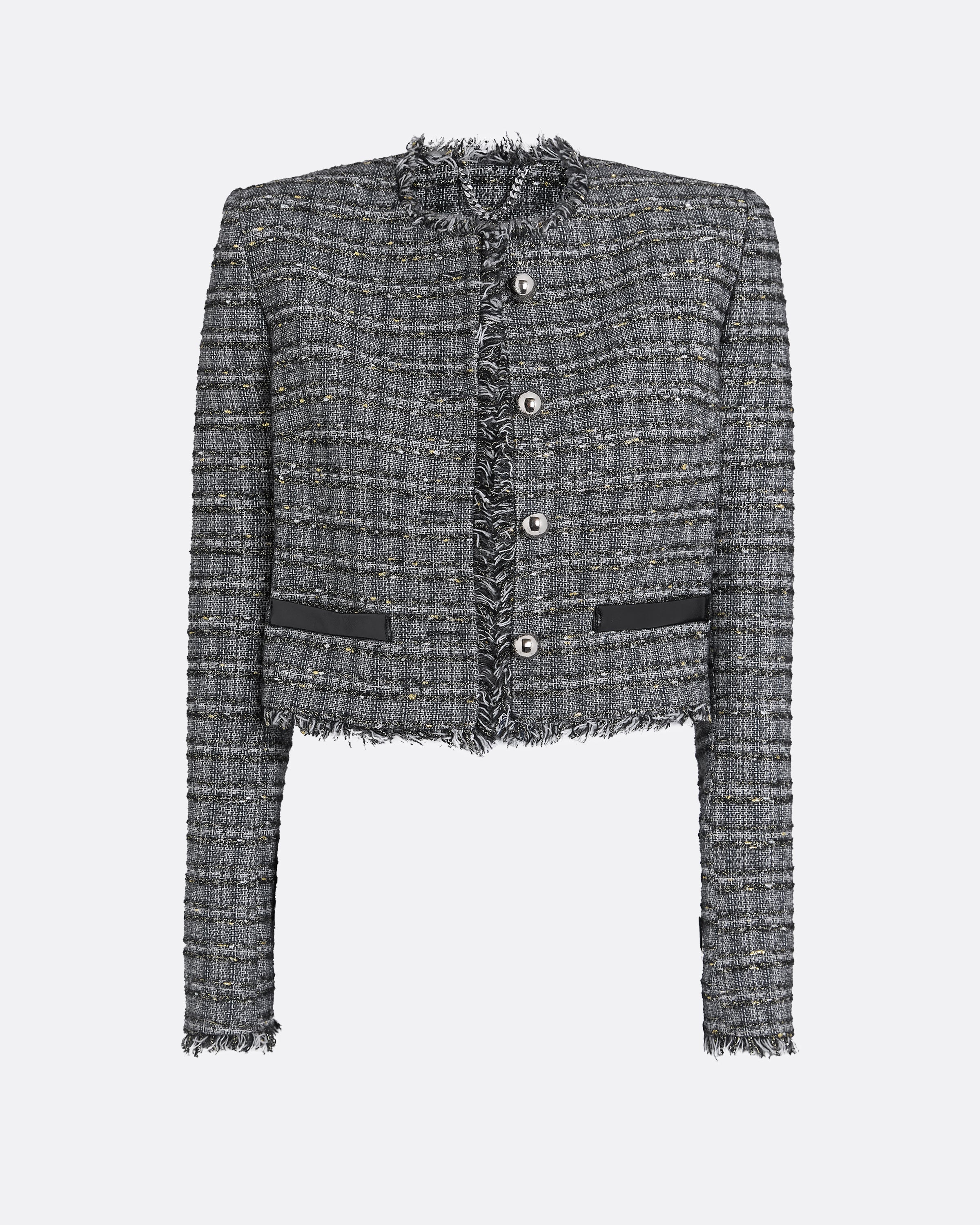 Amelia Metallic Greyscale Jacket - Image 10