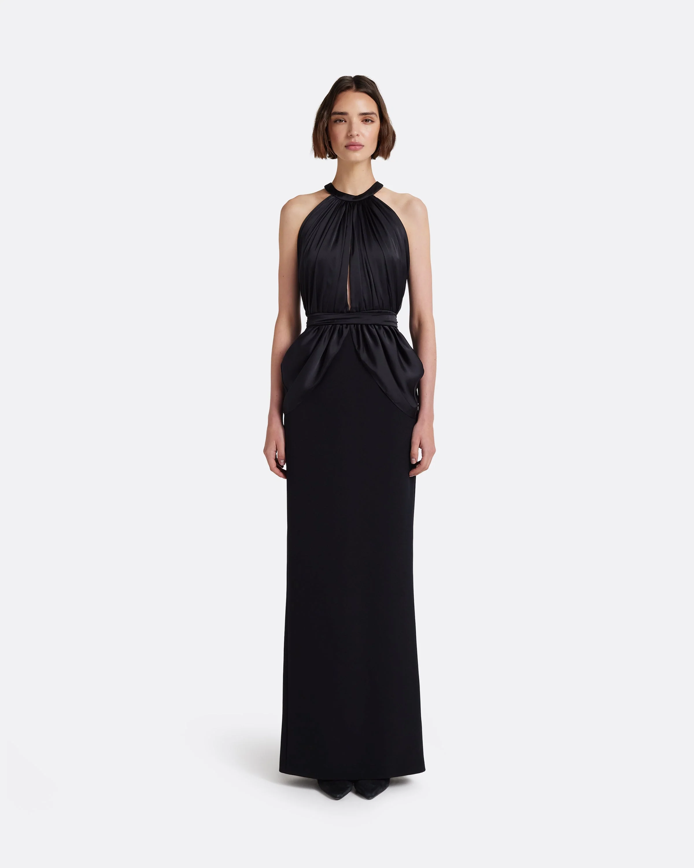 Amereis Long Dress in Black