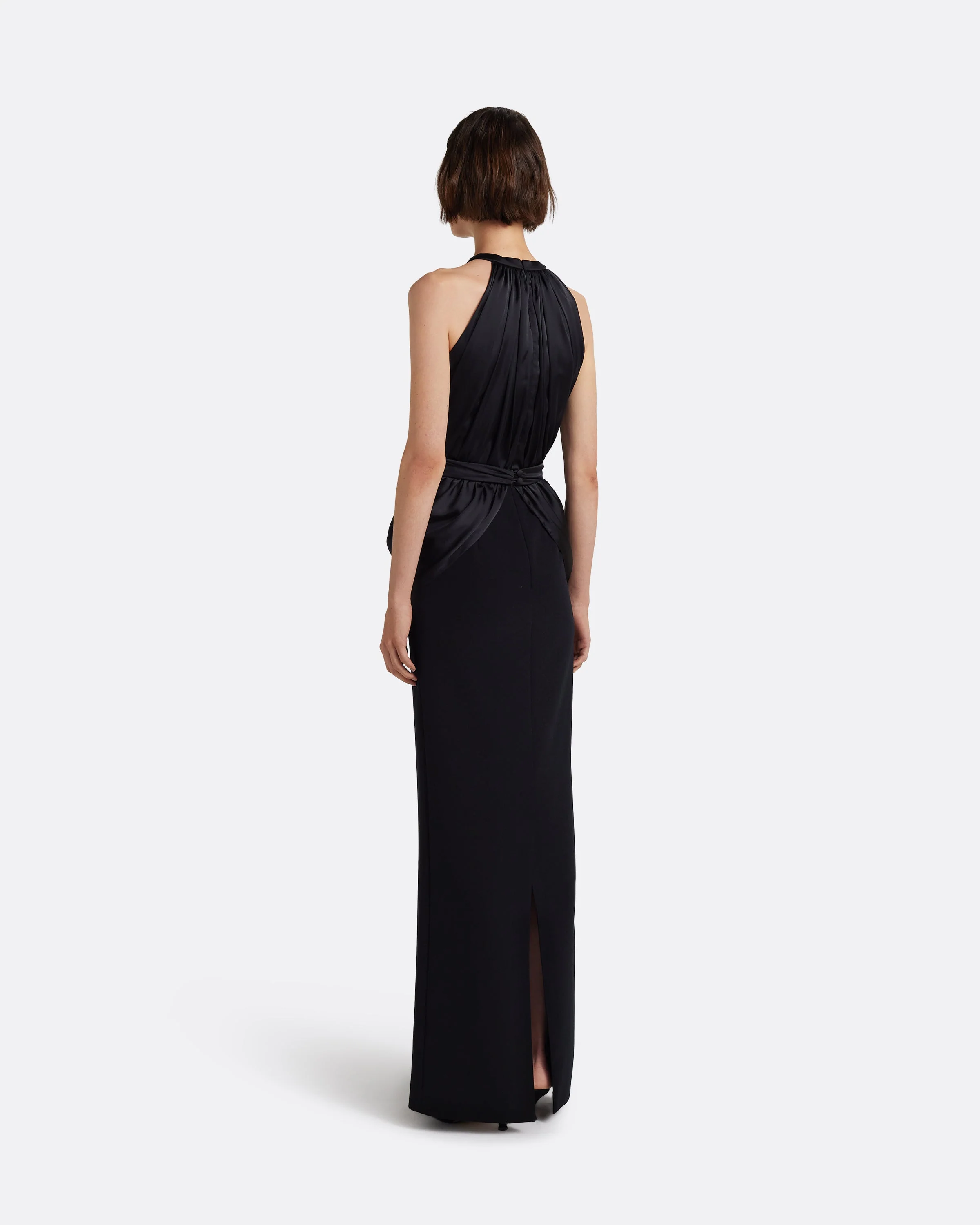 Amereis Long Dress in Black - Image 2