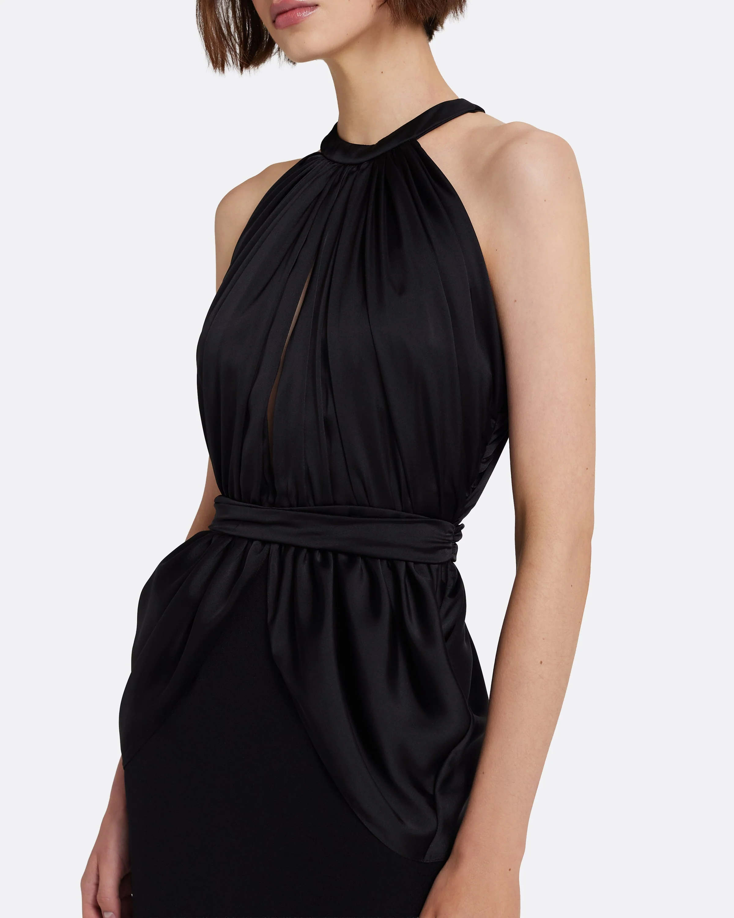 Amereis Long Dress in Black - Image 3