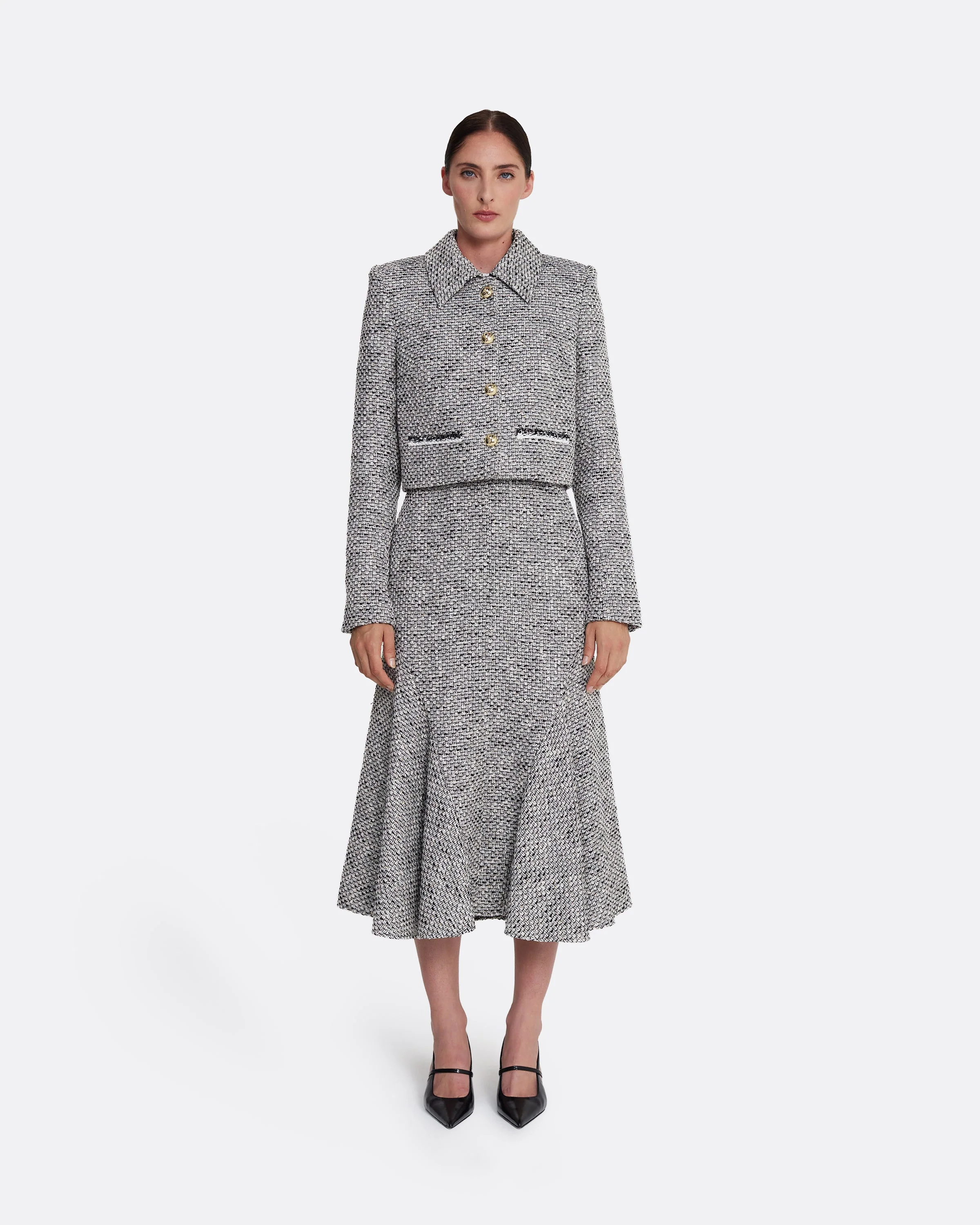 Annalisa Jacket in Stone on Greyscale - Image 11