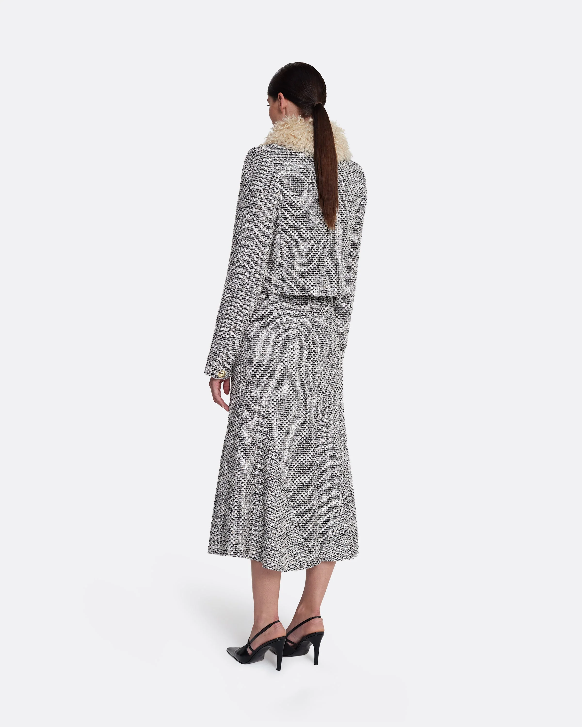 Annalisa Jacket in Stone on Greyscale - Image 12