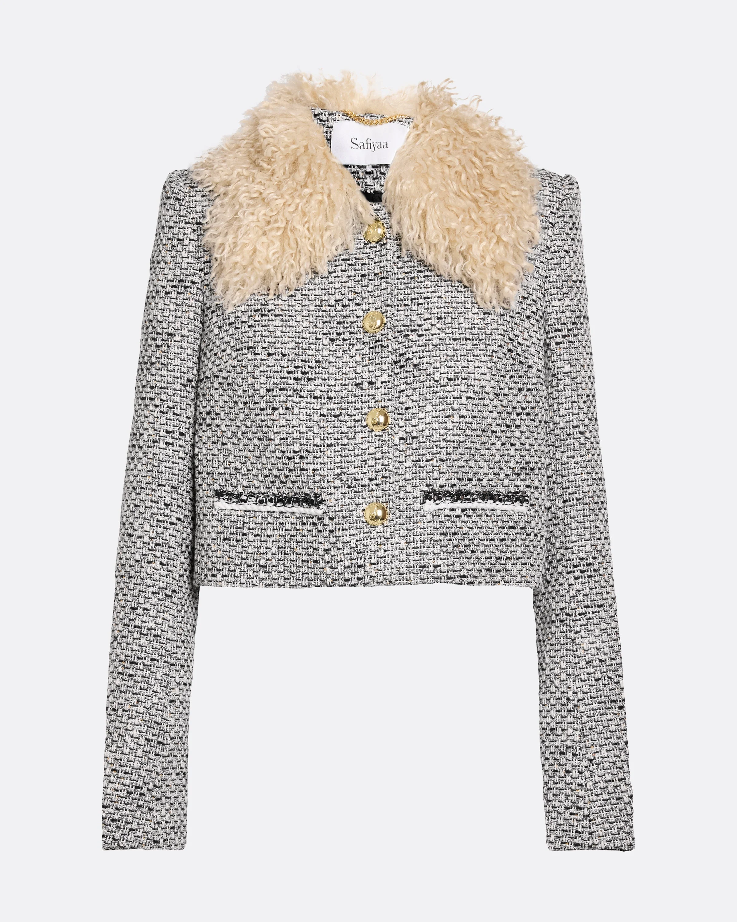 Annalisa Jacket in Stone on Greyscale - Image 16