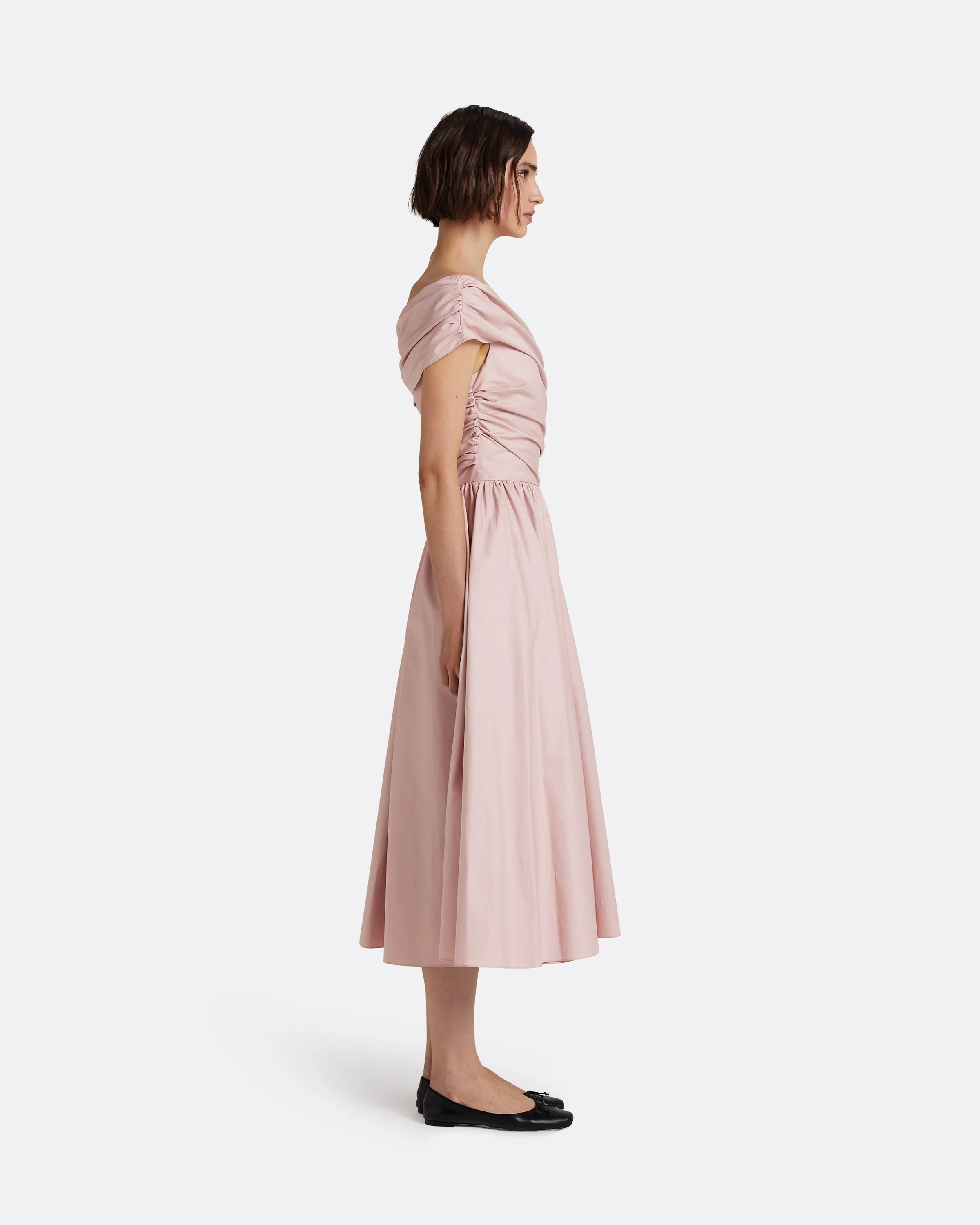 Appolline Midi Dress in Soft Pink - Image 10