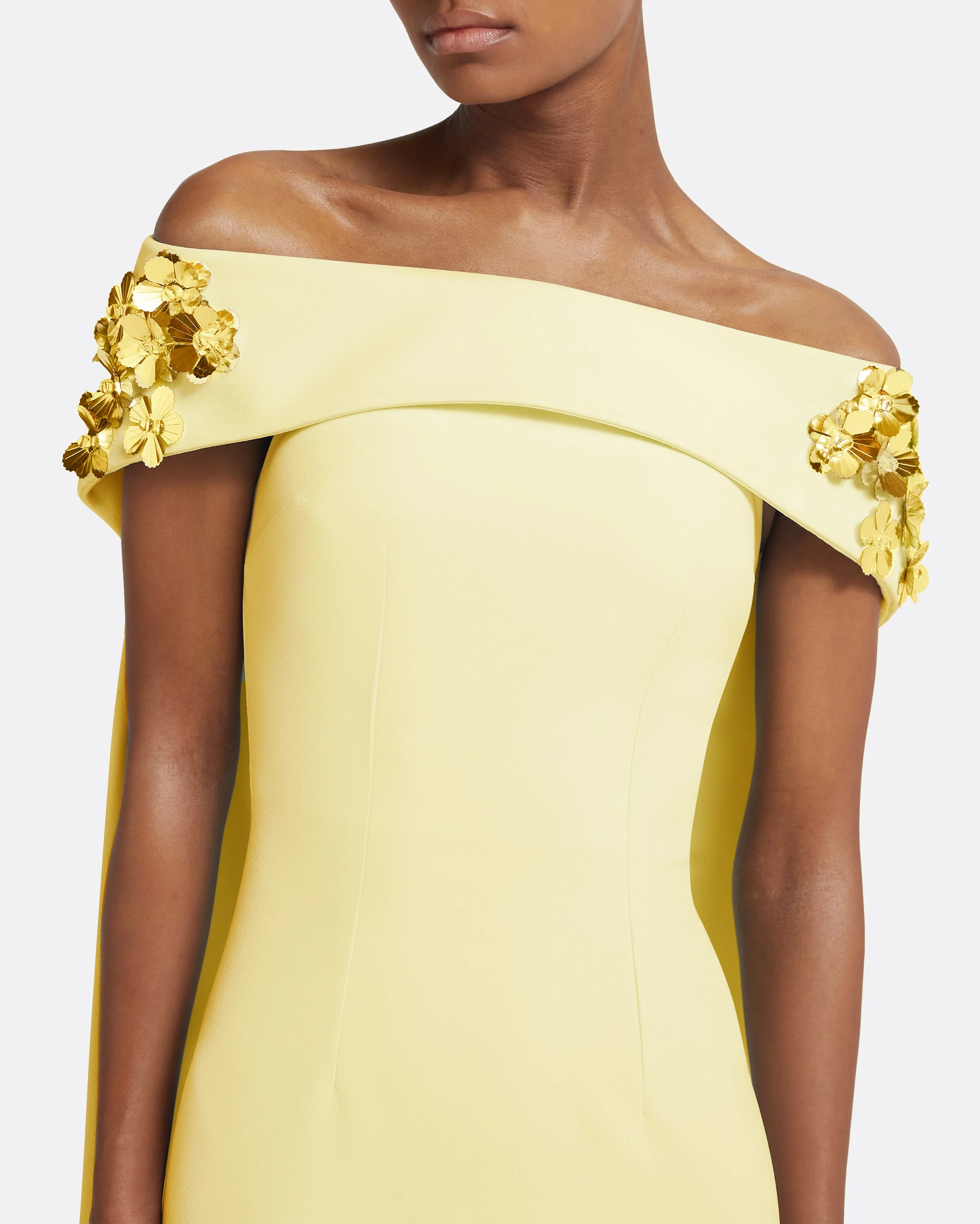 Arabella Harness With Soshin Dress in Pale Yellow - Image 8