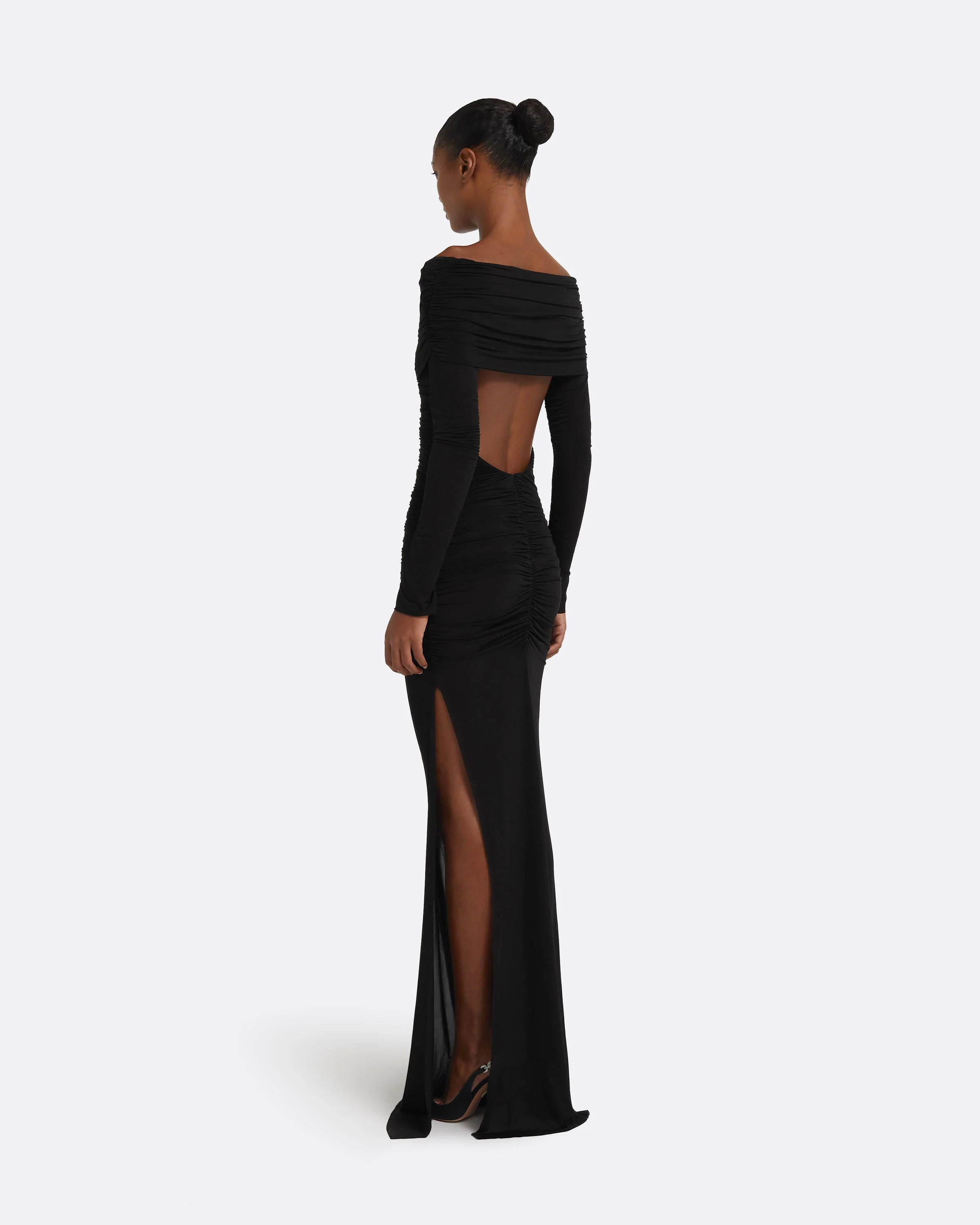 Ardyn Long Dress in Black - Image 2