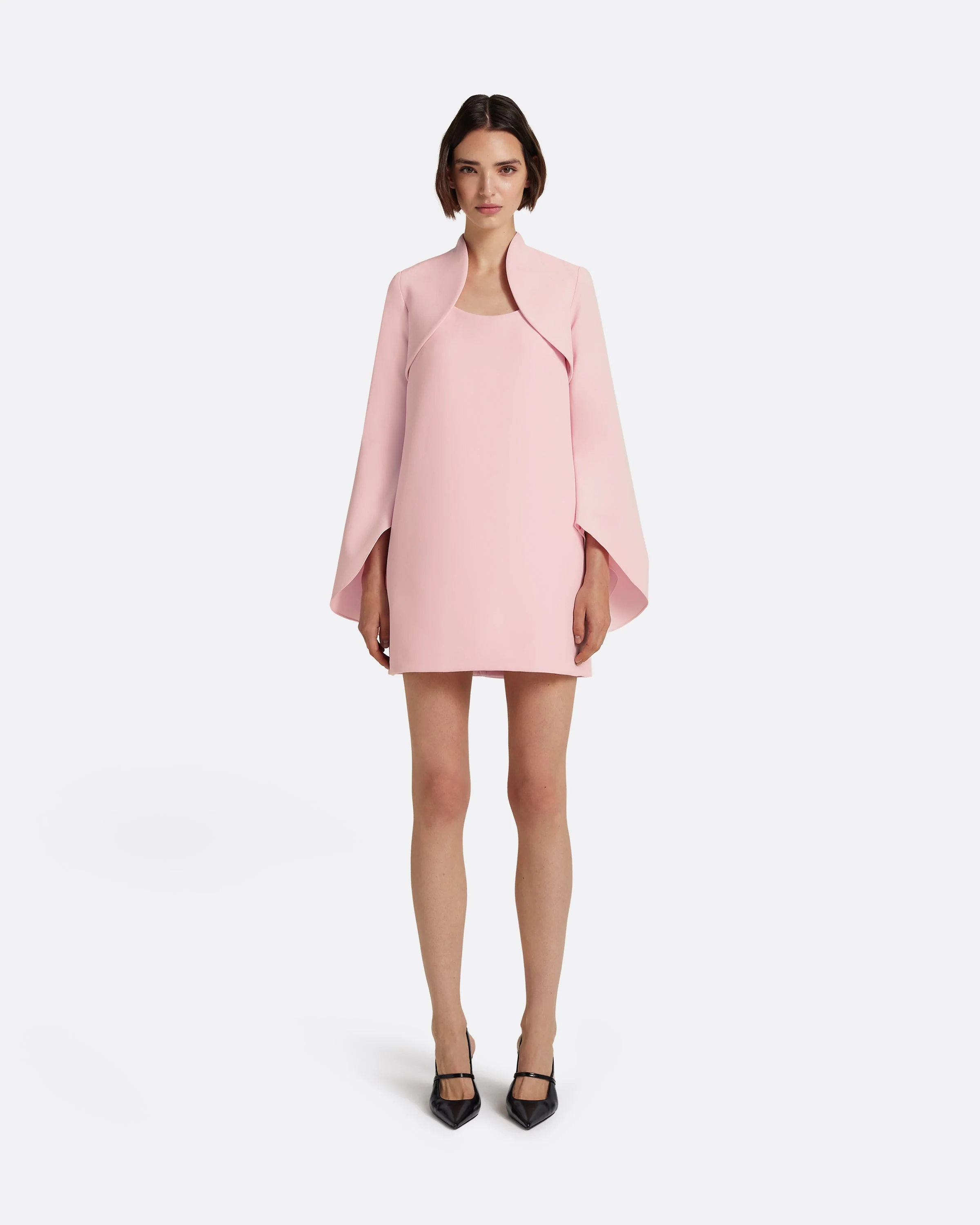 Fran Harness with Areli Mini Dress in Lychee