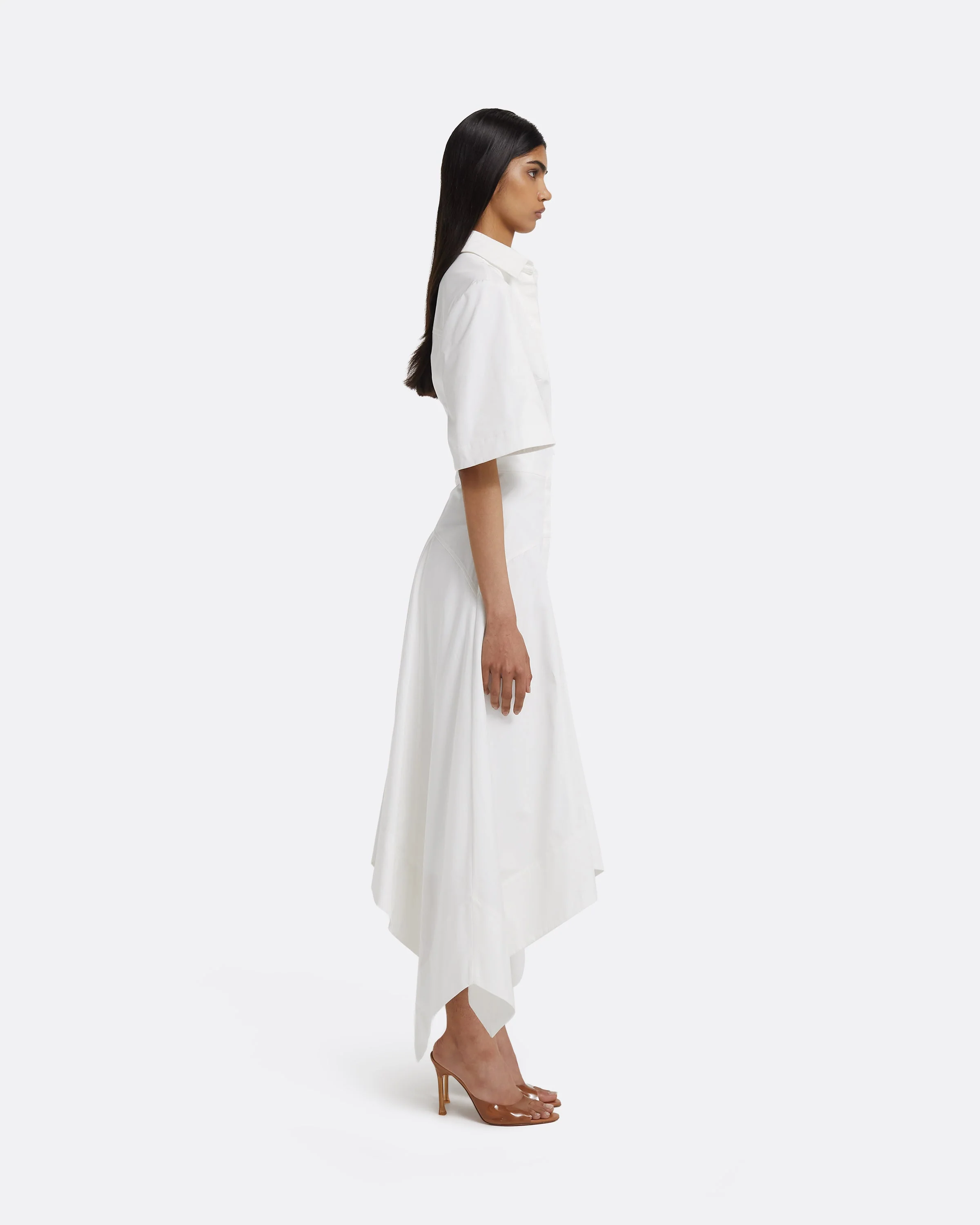 Aster Midi Dress in Ivory - Image 10