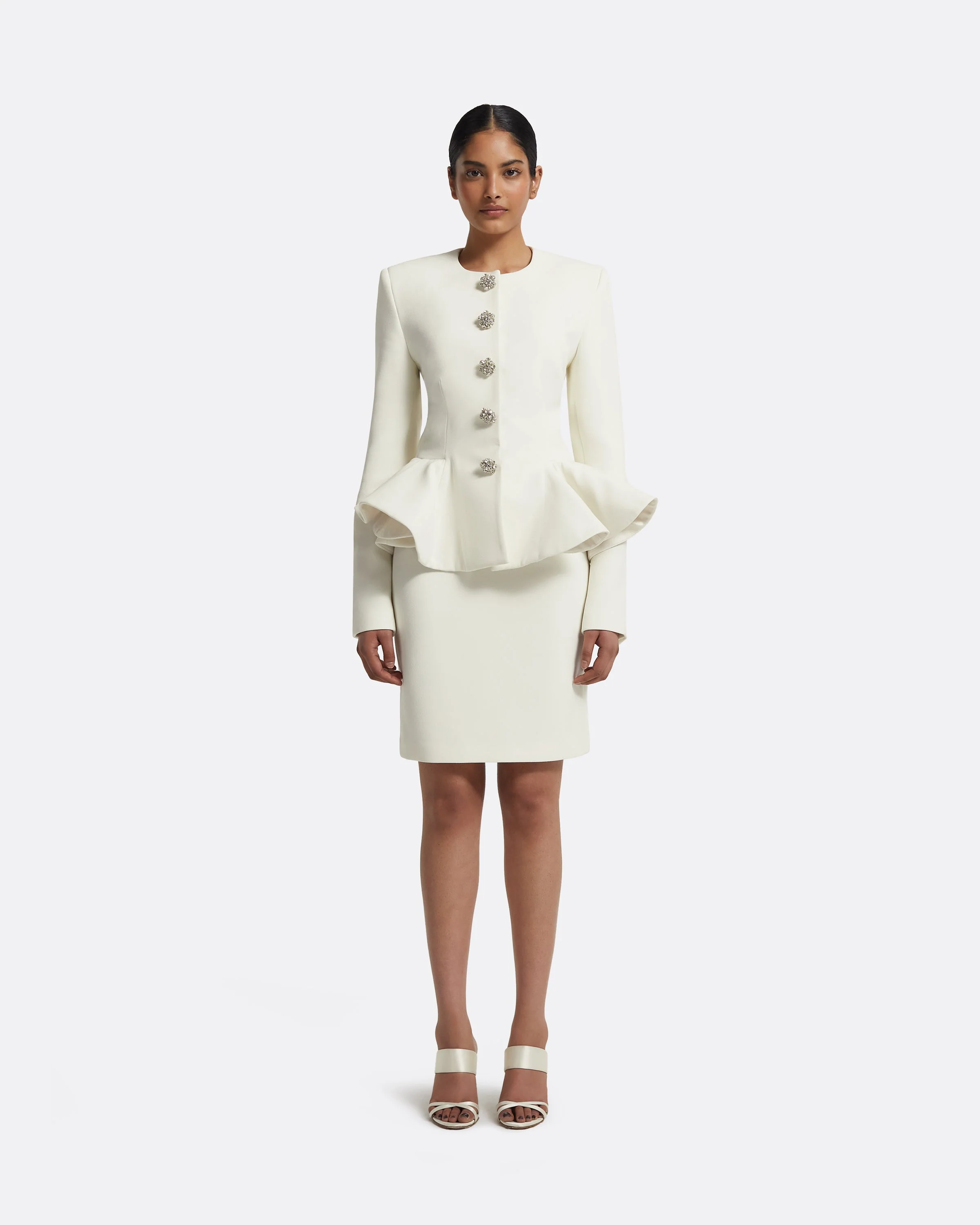Ayaka Skirt in Ivory - Image 6