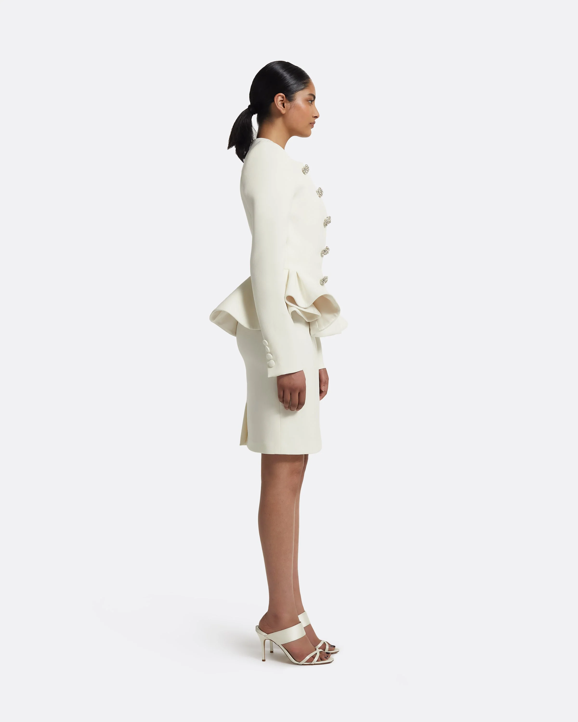 Ayaka Skirt in Ivory - Image 9