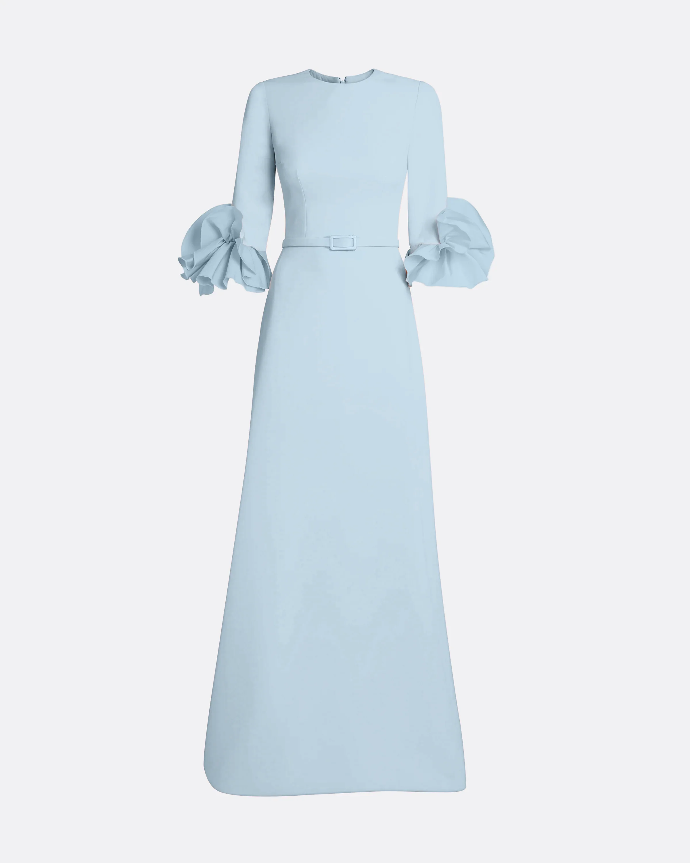 Belen Long Dress in Pale Blue - Image 5