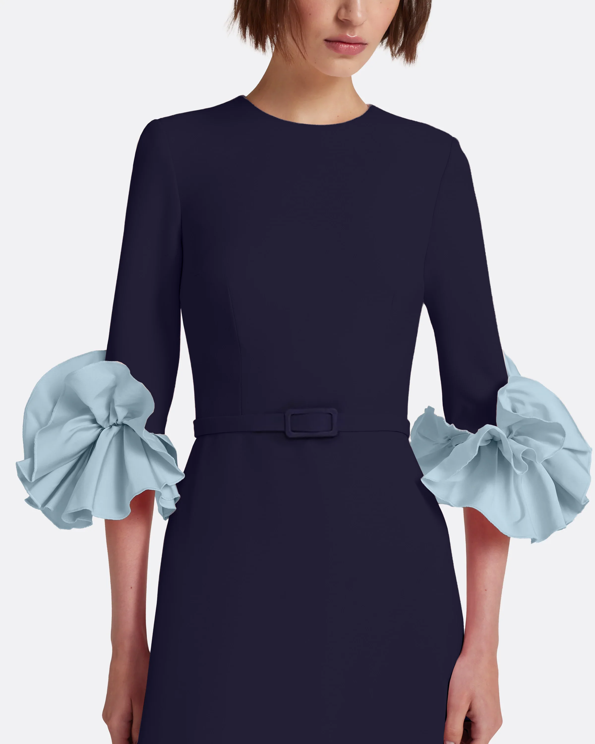 Belen Long Dress in Azurite & Vista - Image 3