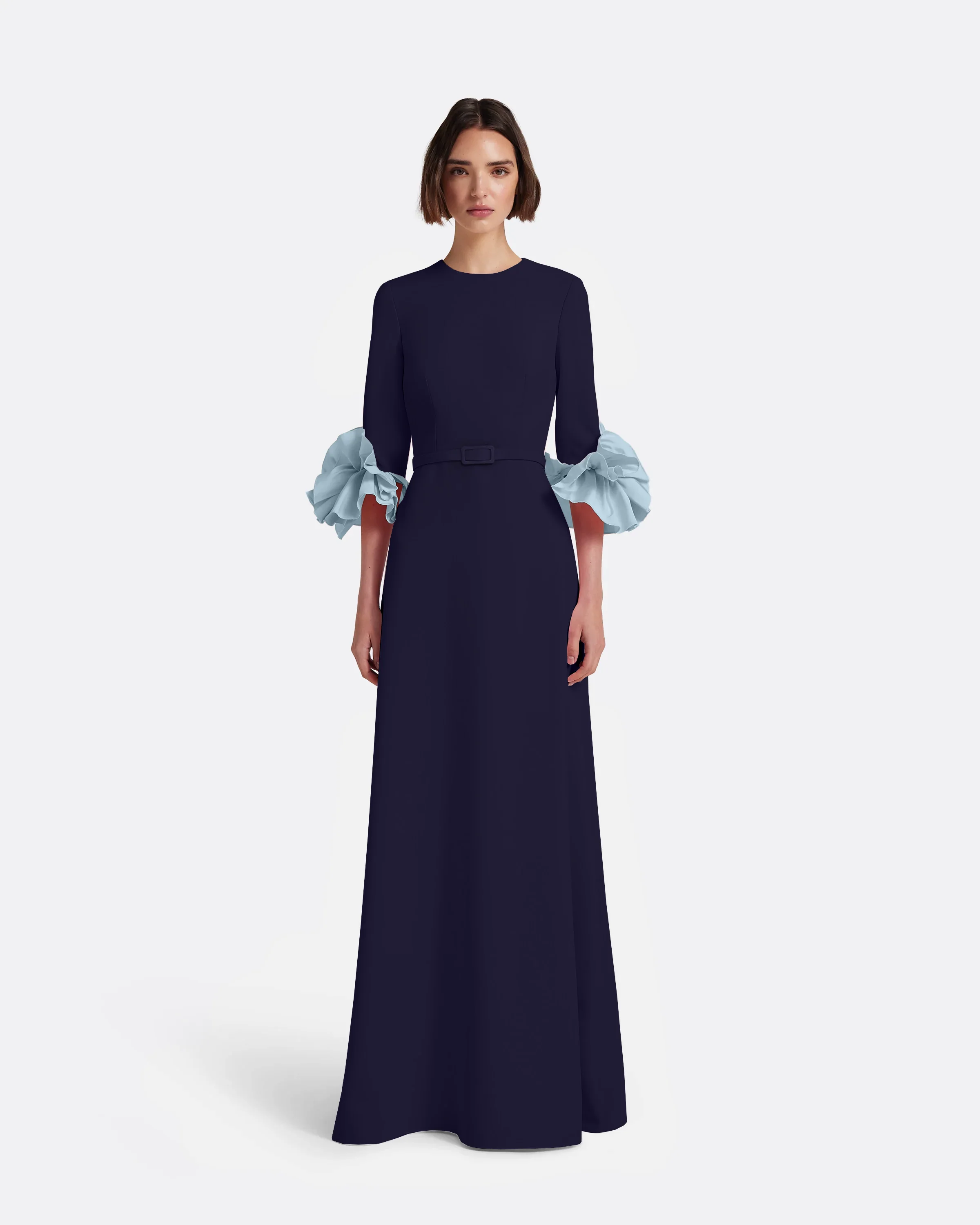 Belen Long Dress in Azurite & Vista - Image 6