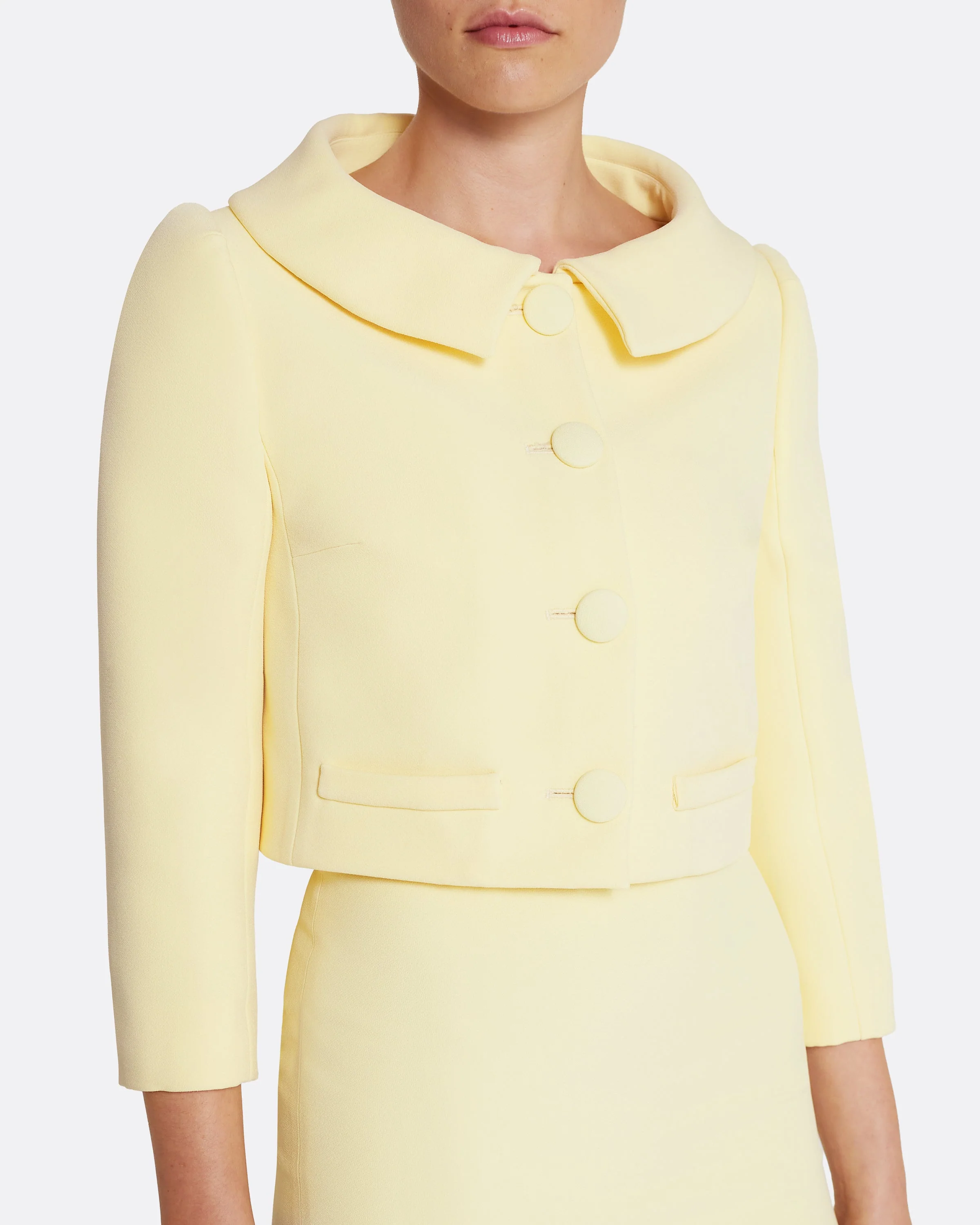 Brigitta Jacket in Pale Yellow - Image 4