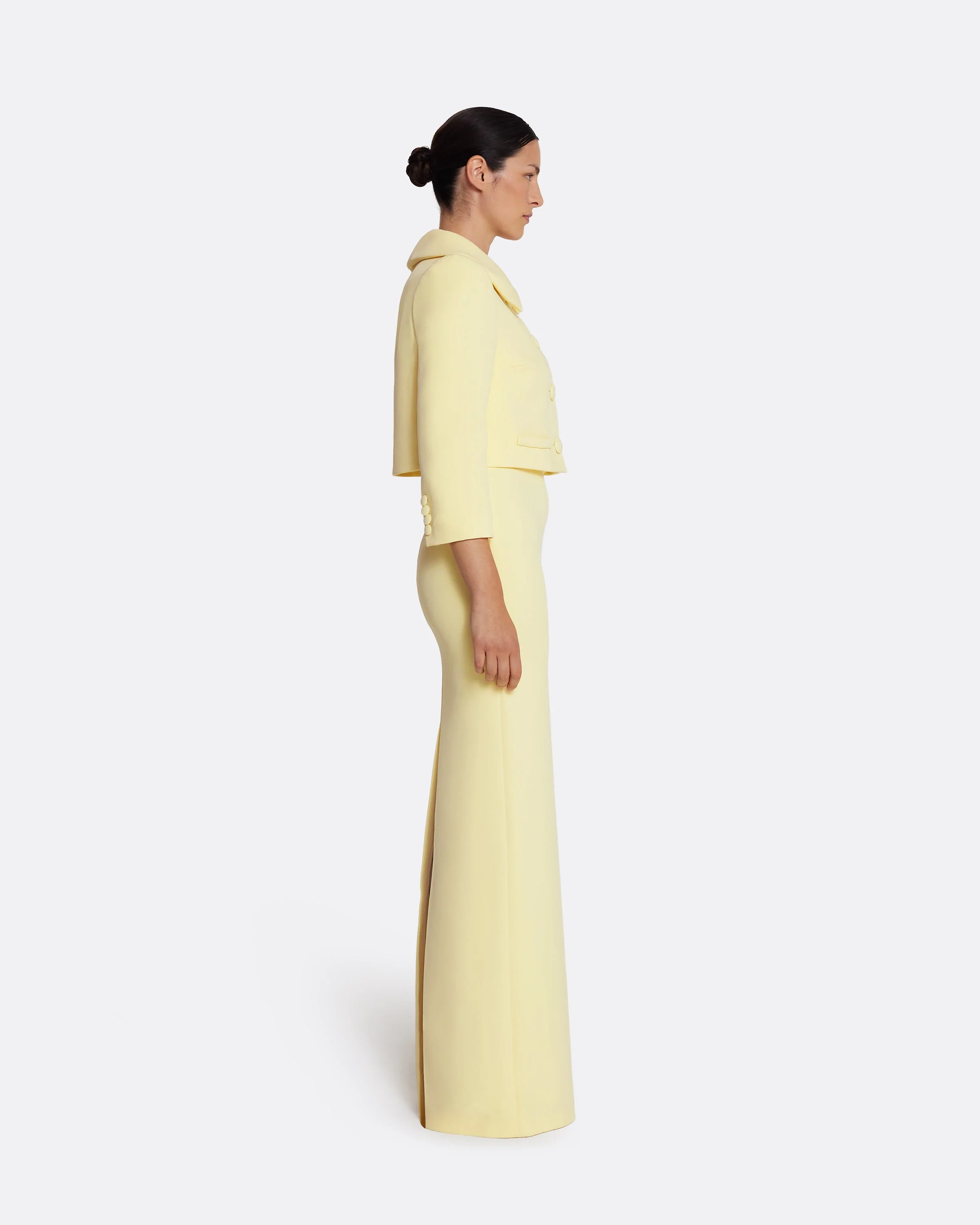Brigitta Jacket in Pale Yellow - Image 5