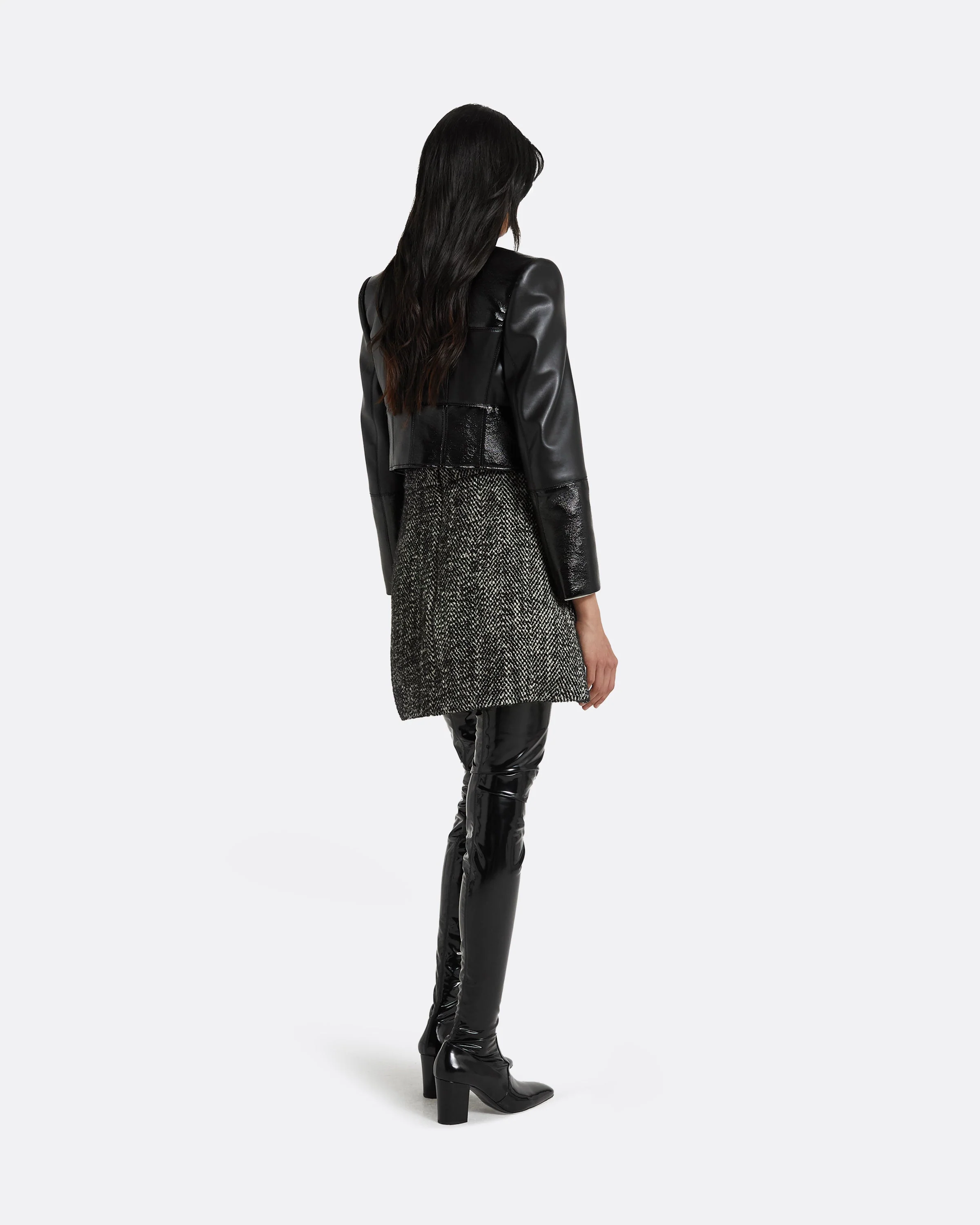 Bronagh Black Wool Skirt - Image 7
