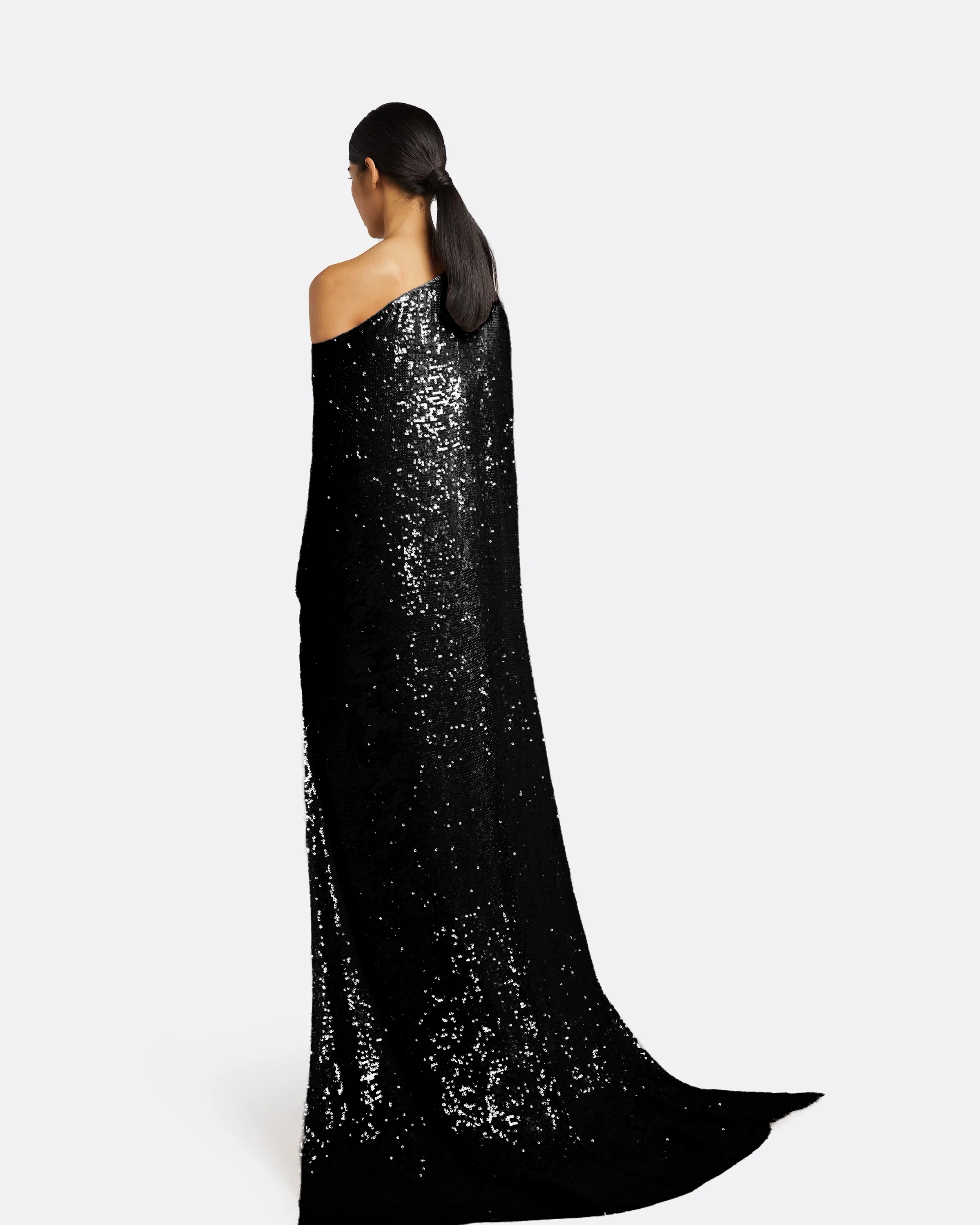 Cadenza Black Long Dress - Image 2