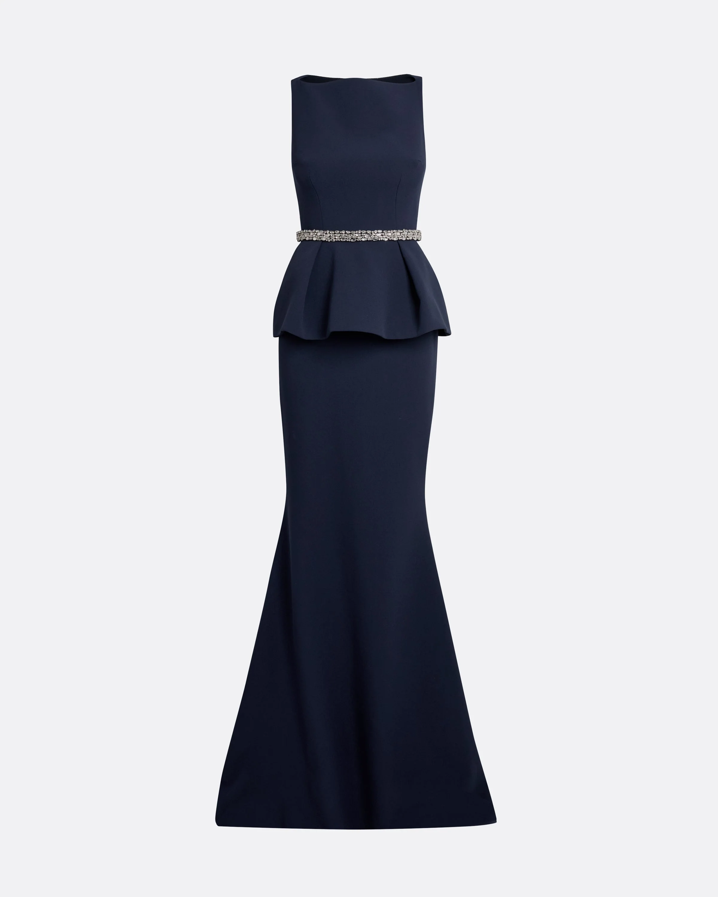 Carter Long Dress in Maritime with Crystal - Image 5