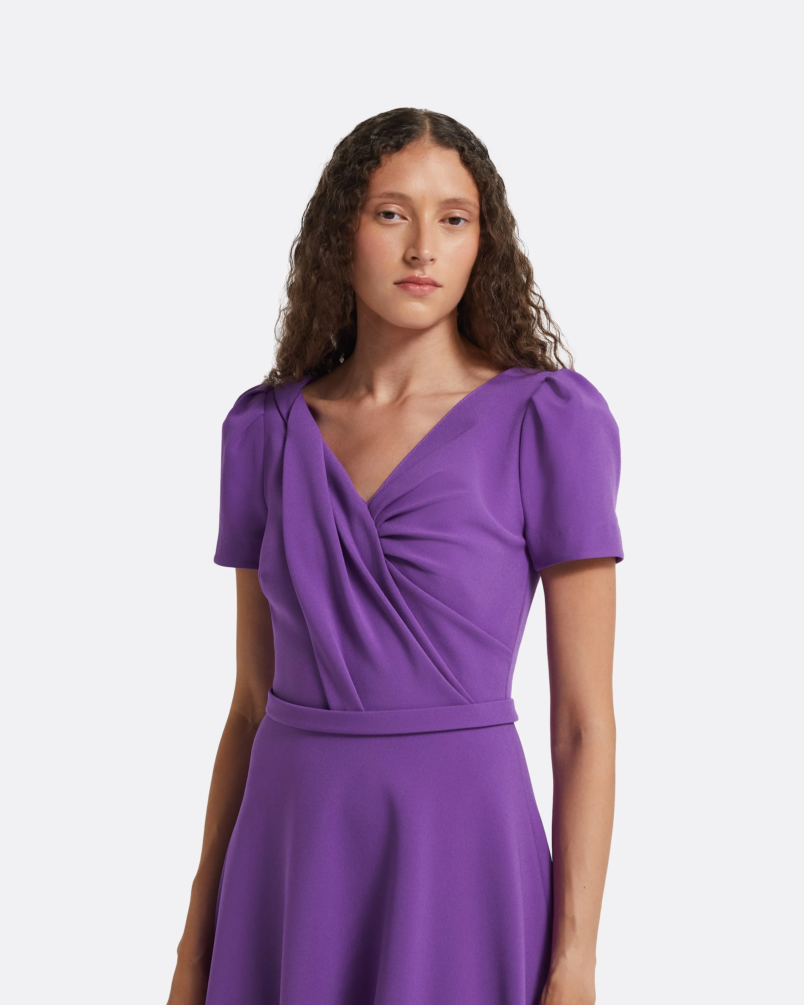 Cecilia Lilac Midi Dress - Image 8