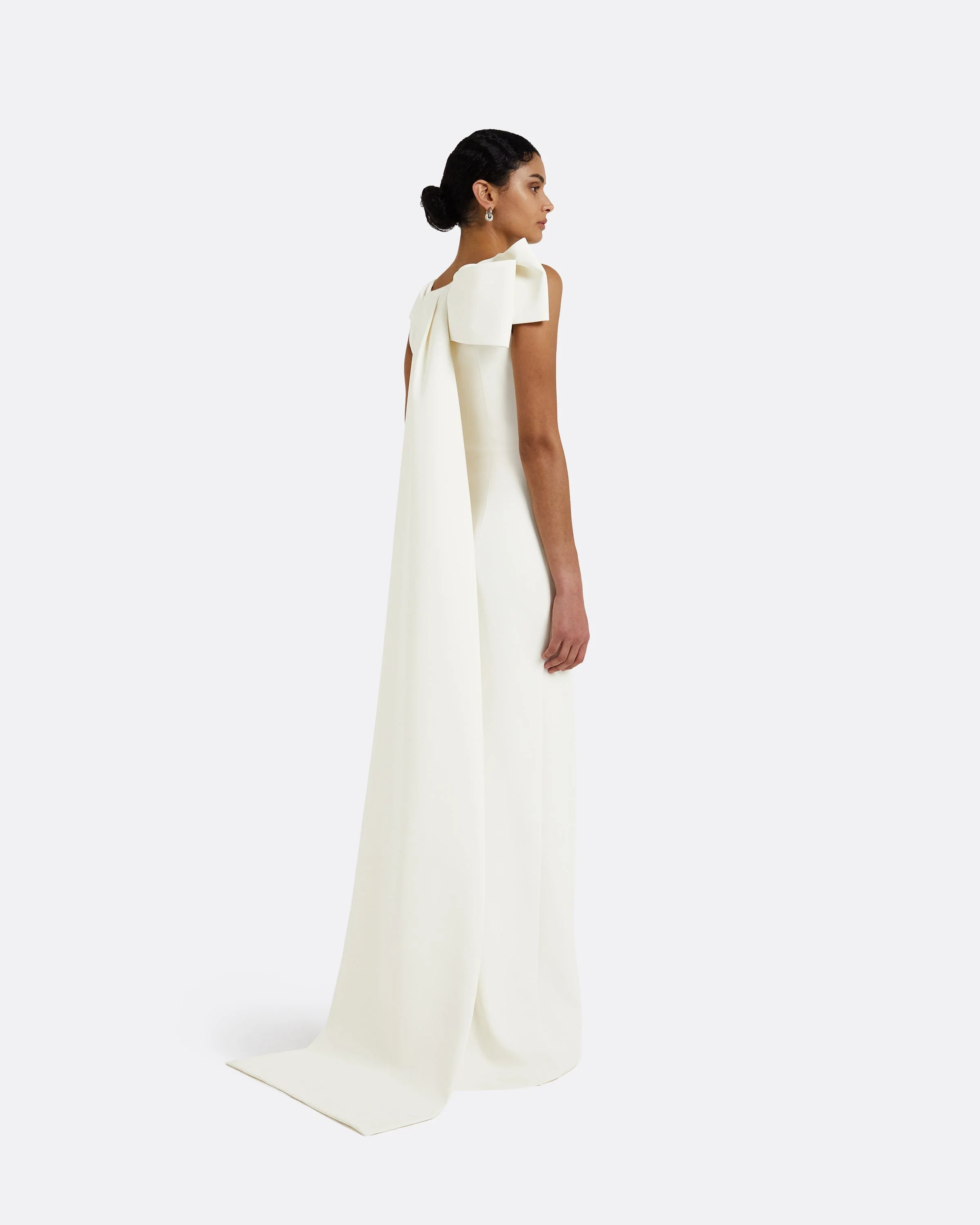 Celestia Ivory Long Dress - Image 7