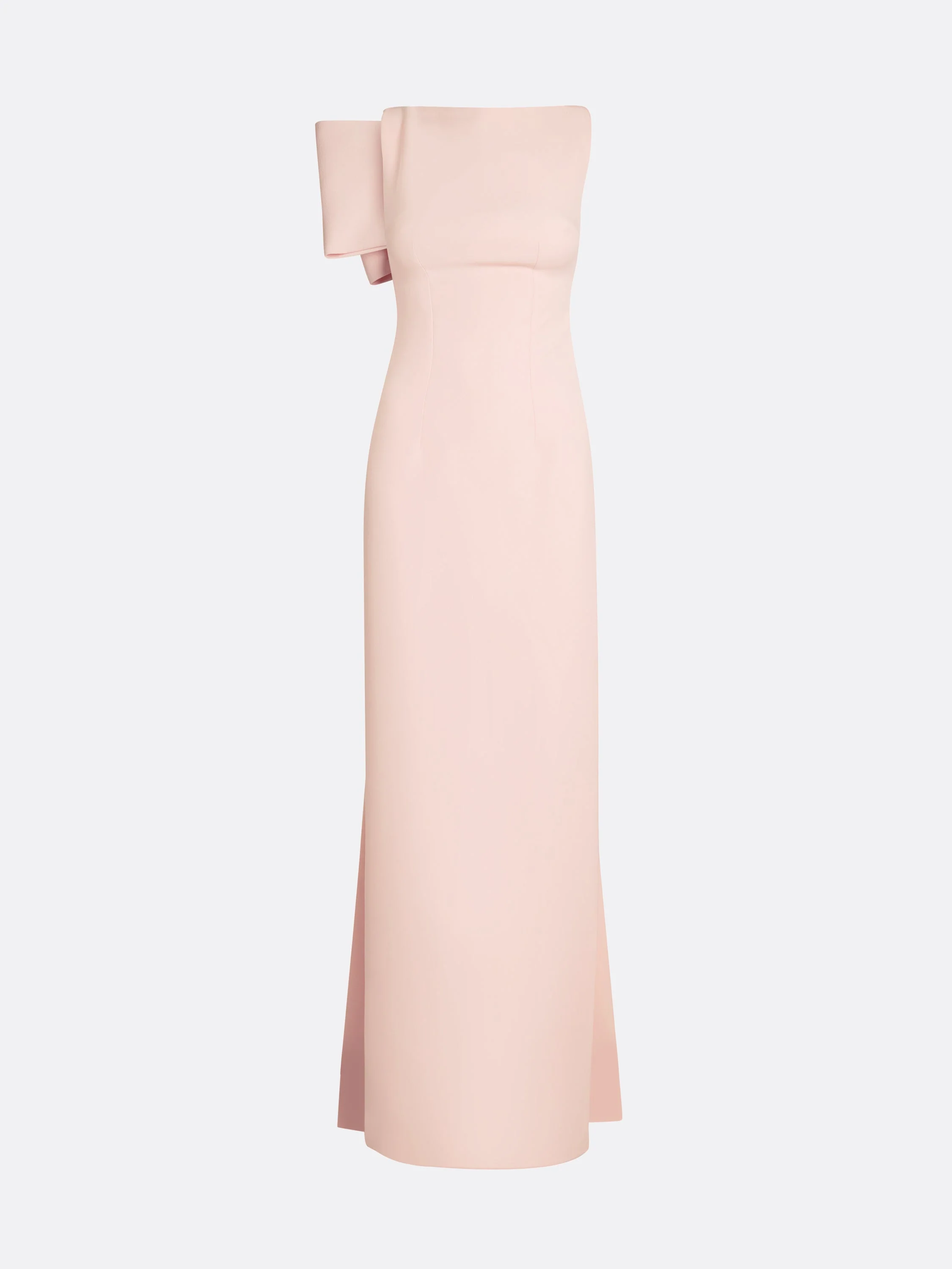 Celestia Pale Pink Long Dress - Image 5