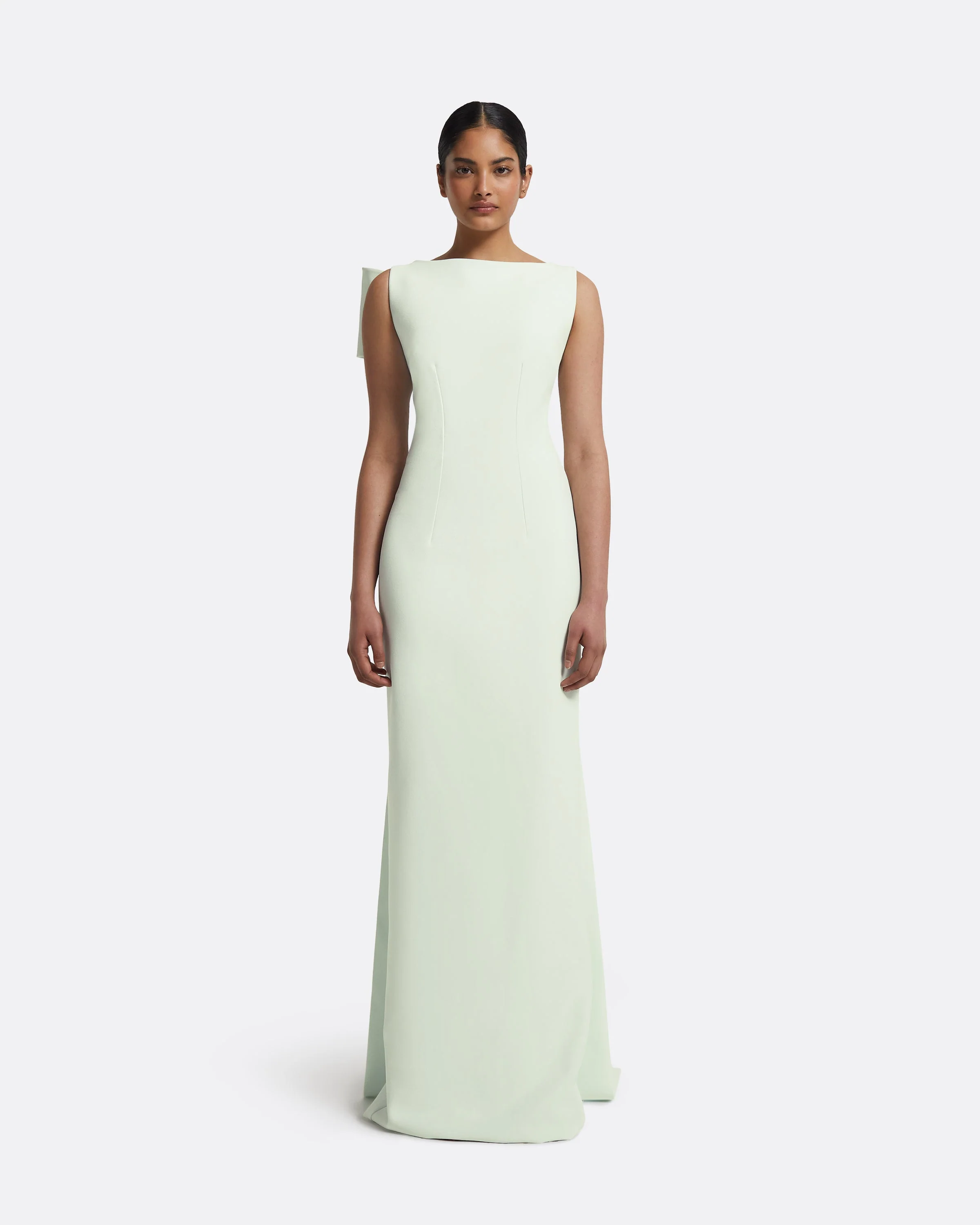 Celestia Spearmint Long Dress - Image 11