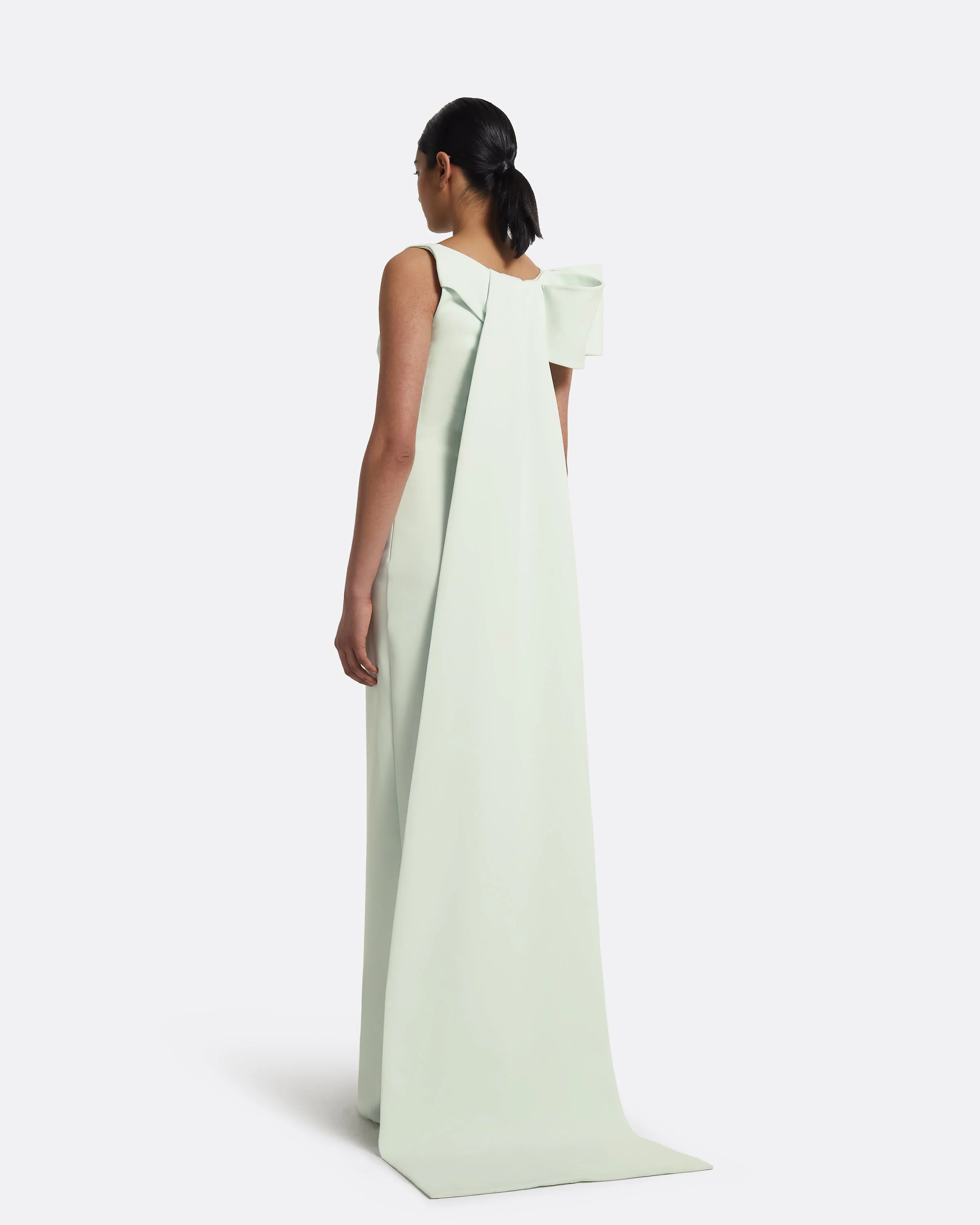 Celestia Spearmint Long Dress - Image 12