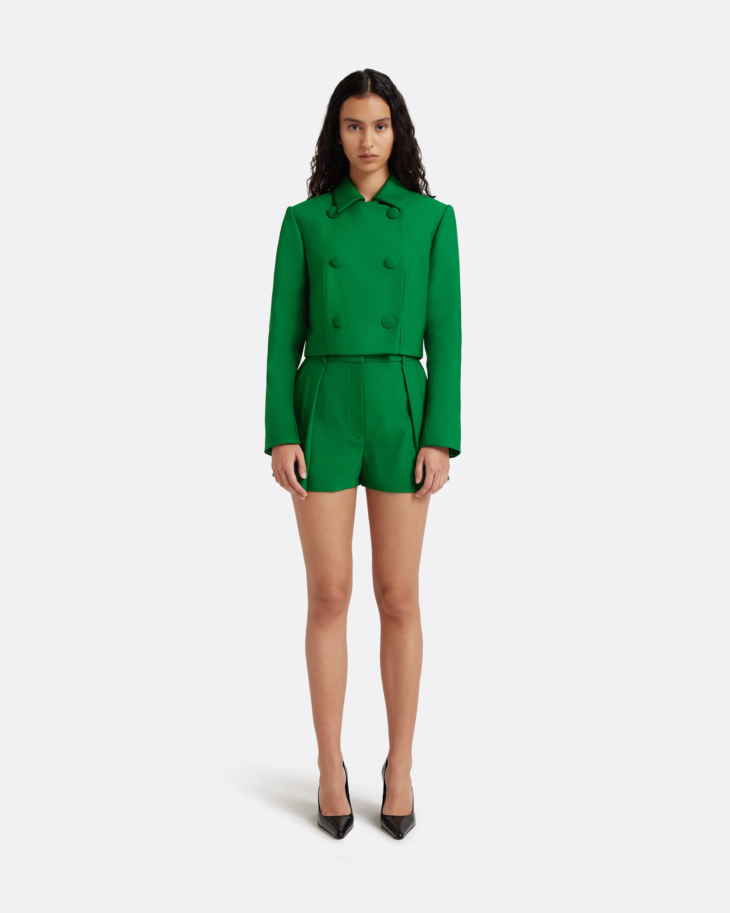 Cierra Shorts in Blade Green - Image 6