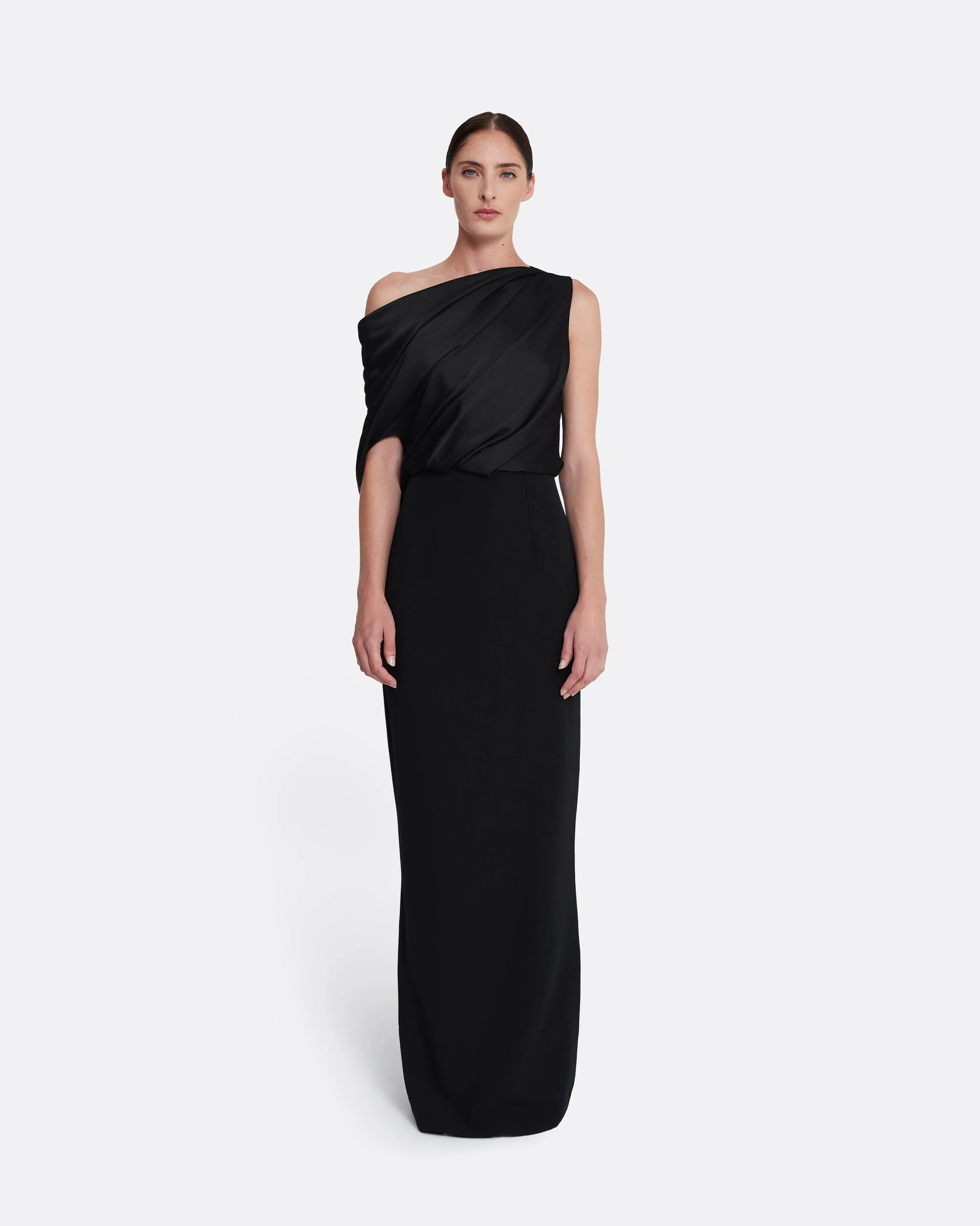 Costanza Long Dress in Black - Image 6